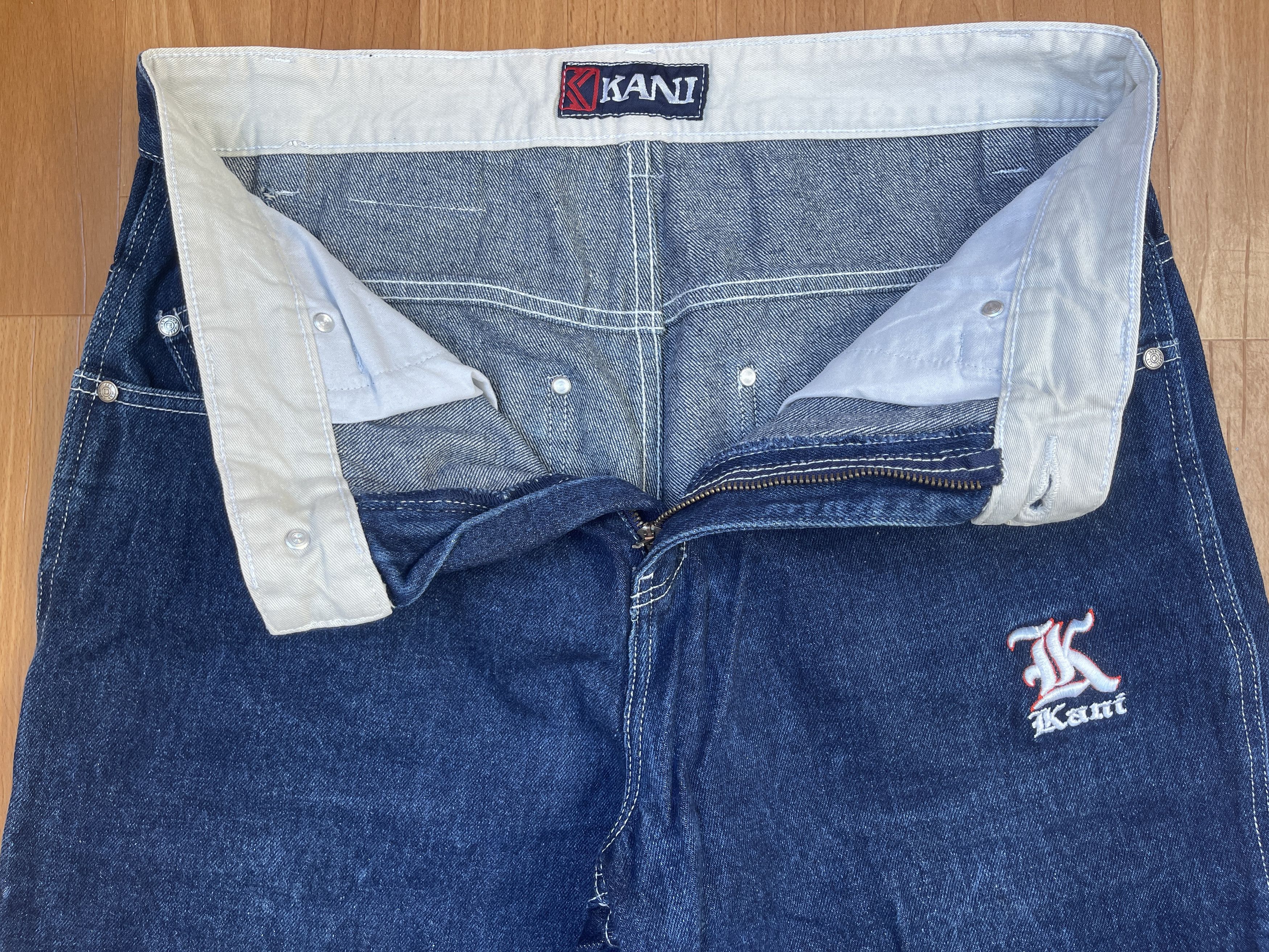 Karl Kani KARL KANI jeans, baggy, vintage Kani jeans, 90s hip hop W 32 Size US 32 / EU 48 - 8 Thumbnail