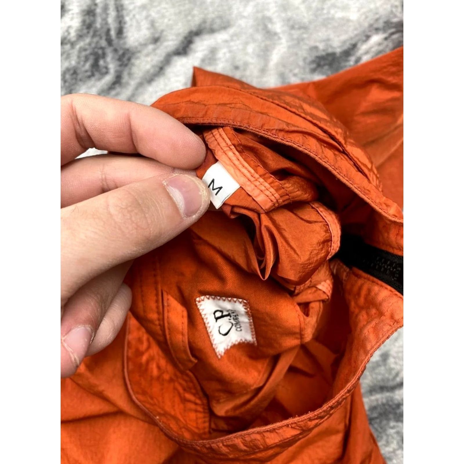 Vintage C.P. Company Chrome-R Mixed Goggle Overshirt Men Size M Orange Jacket Windbreaker Spring Nylon Zip Casual Mens Size US M / EU 48-50 / 2 - 2 Thumbnail