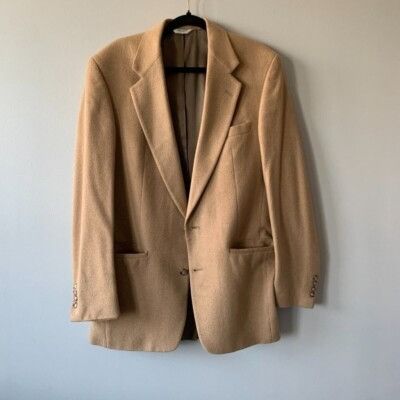 Turnbury Turnbury Sport Coat Mens Size 42R 100% Camel Hair Khaki Beig Size 42R - 2 Thumbnail