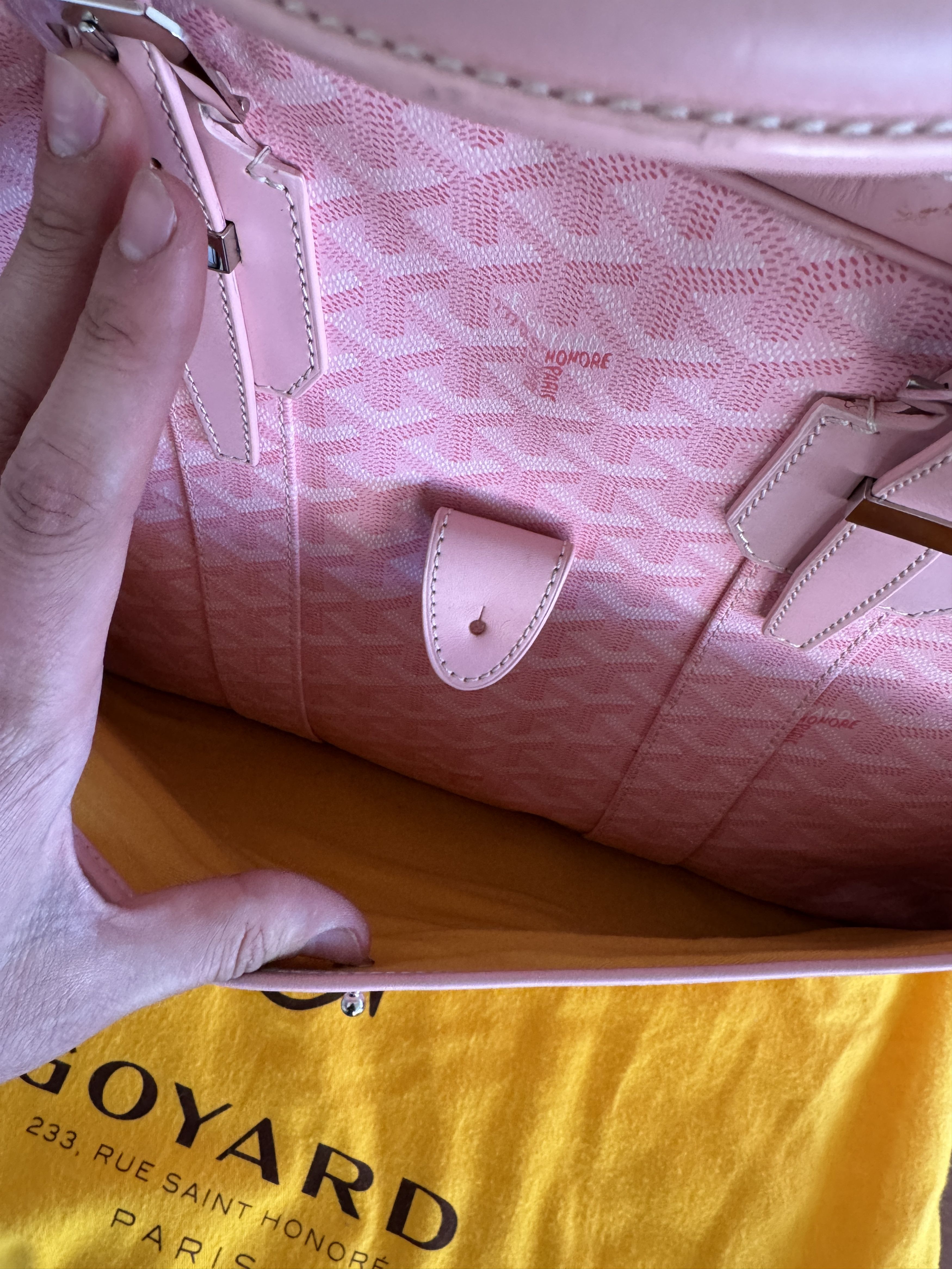 Goyard Goyard Ambassade MM Pink Monogram Briefcase Size ONE SIZE - 17 Thumbnail