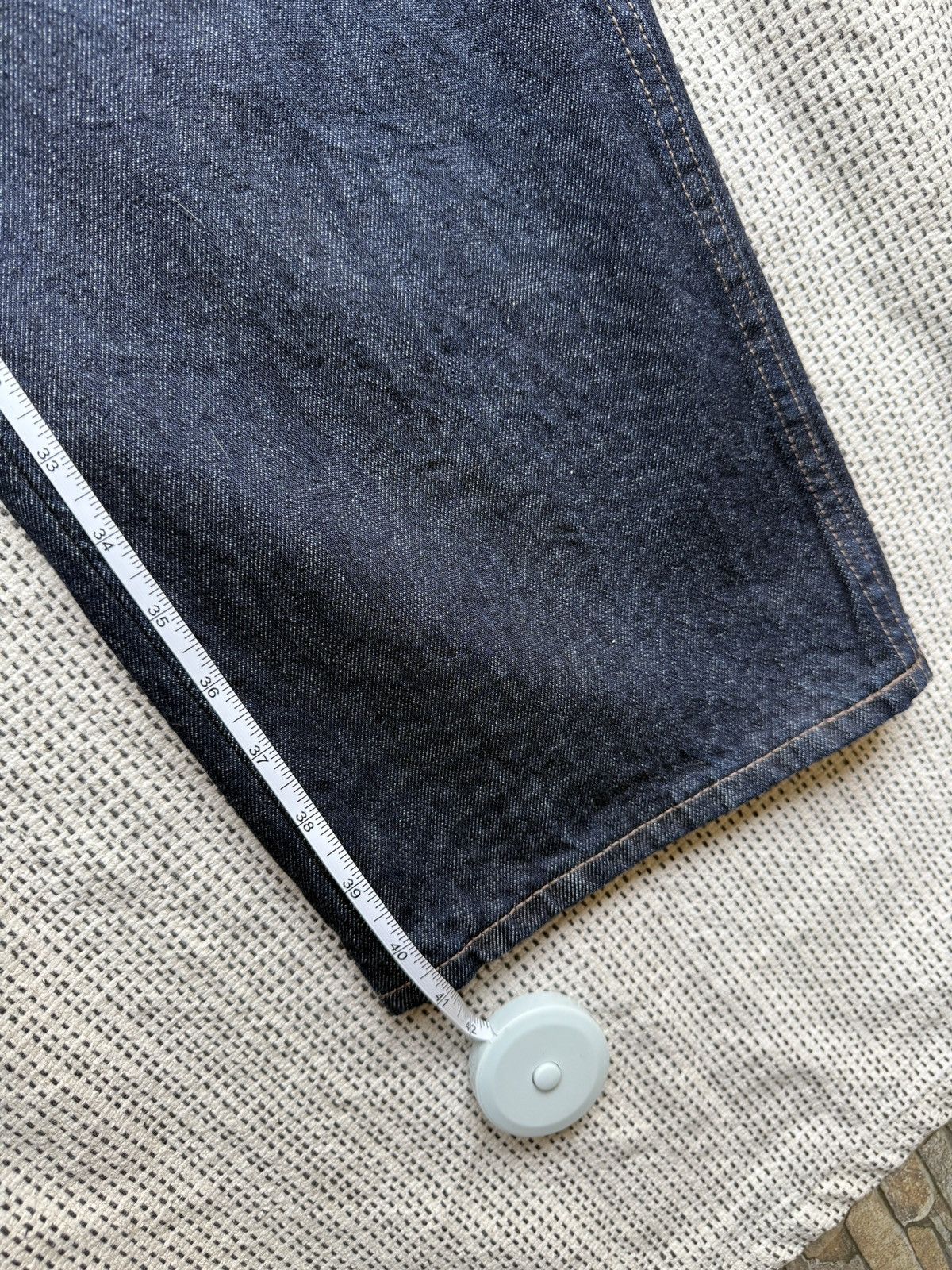 Japanese Brand 2025 Uniqlo x JW Anderson Raw denim Jeans Size US 34 / EU 50 - 8 Thumbnail