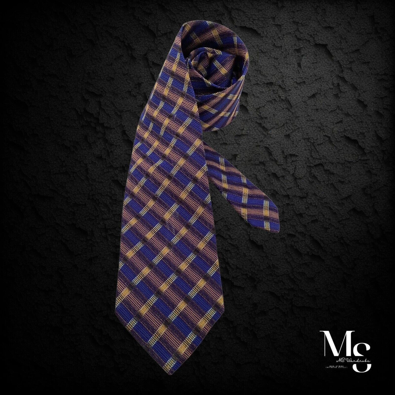 Missoni MISSONI Blue PLaids & Cheks Luxury Silk Tie Made In Italy Size ONE SIZE - 1 Thumbnail