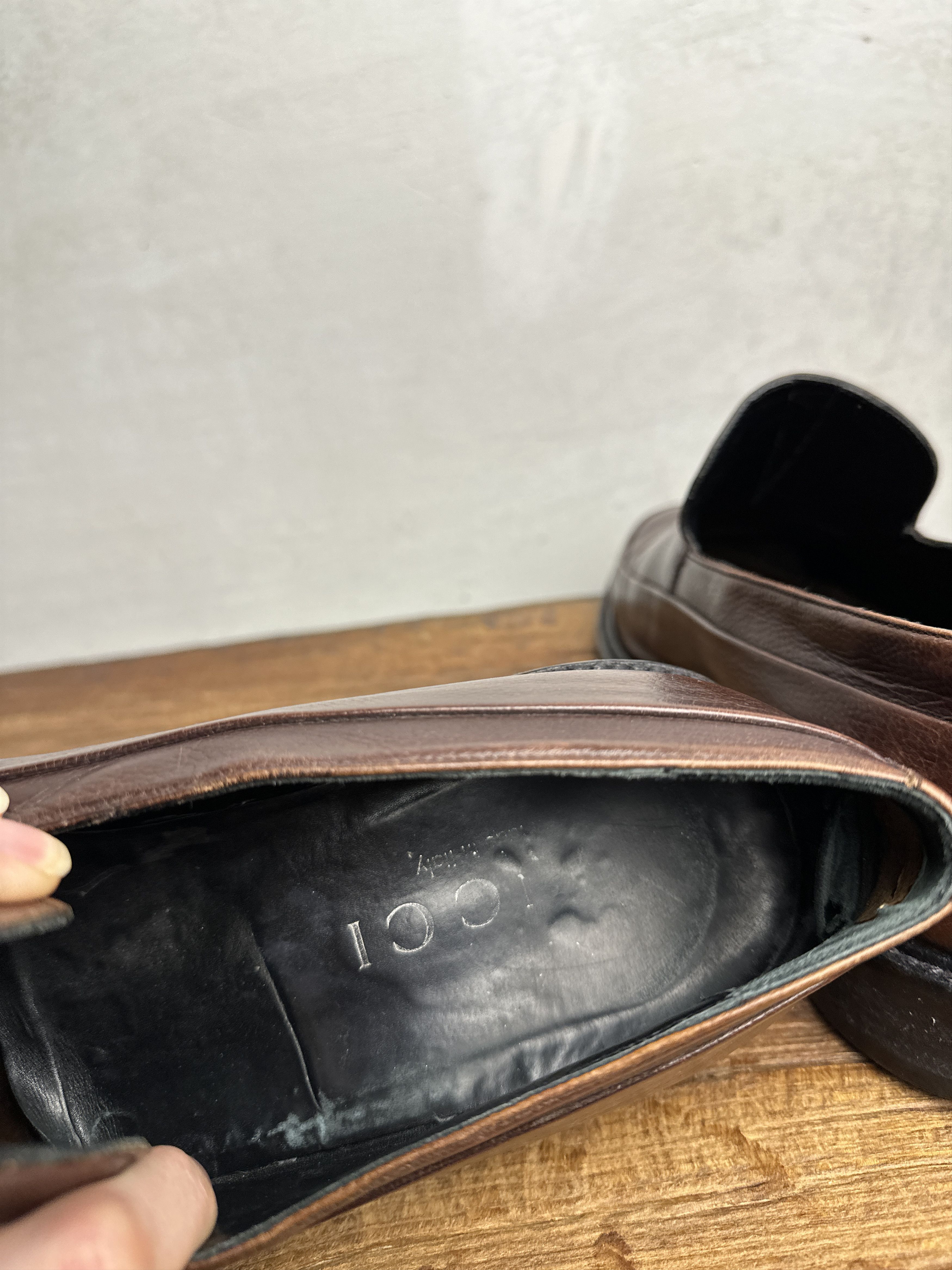 Gucci Gucci Casual Leather Brown Shoes Size US 11 / EU 44 - 9 Thumbnail