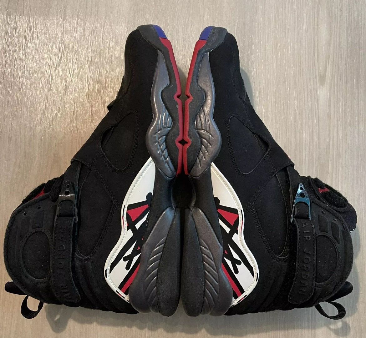 Jordan Brand × Nike Deadstock 2013 Jordan 8 Retro Playoff Sz 9.5 Size US 9.5 / EU 42-43 - 3 Thumbnail
