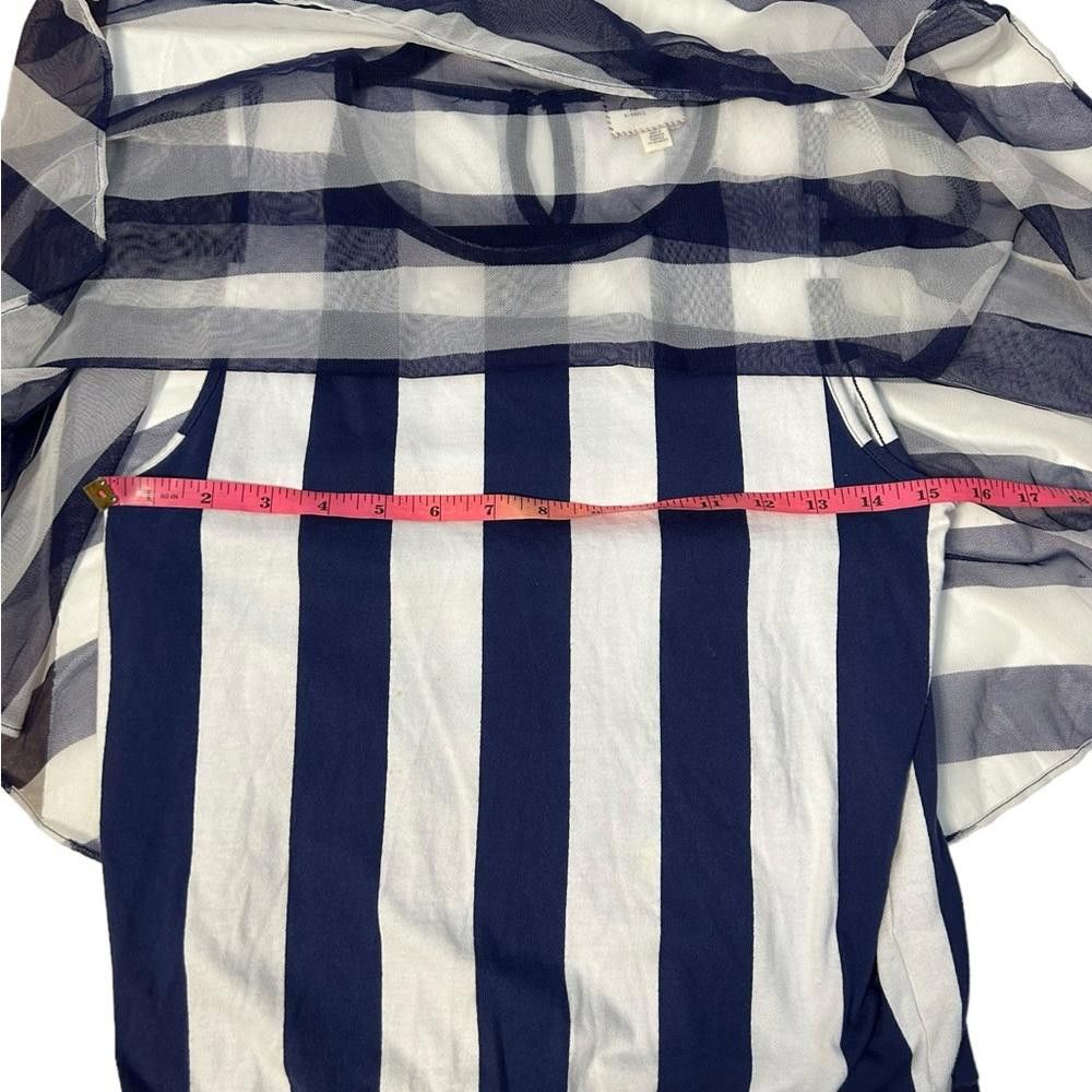 Designer Anthropologie l Postmark Elsie Gingham Poncho/Cape Top XS Size XS / US 0-2 / IT 36-38 - 5 Thumbnail