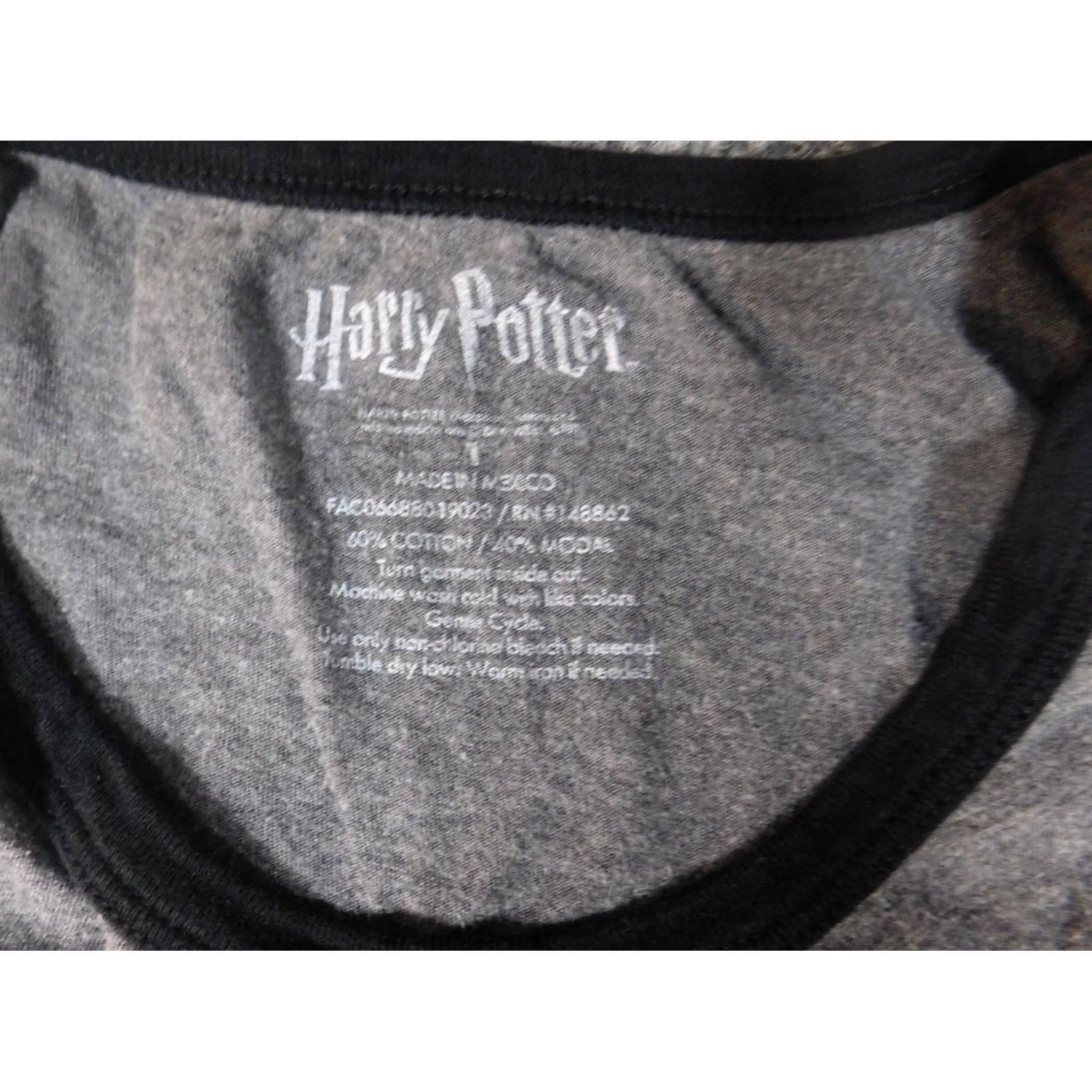 Vintage Harry Potter Womens Shirt L Gray Crew Neck Long Sleeve Cotton Rayon Blouse Casual Movie Classic Womens Size L / US 10 / IT 46 - 6 Thumbnail