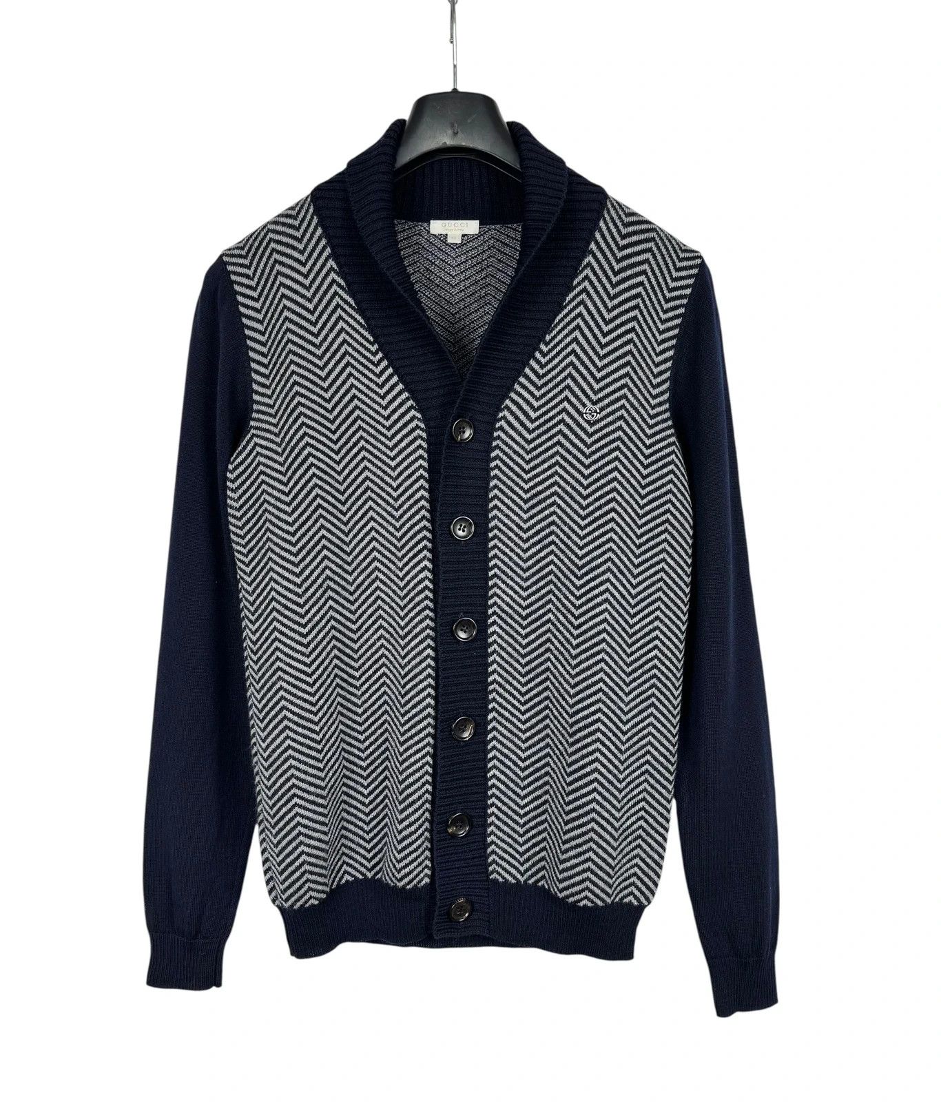 Gucci Gucci Wool Cardigan Herringbone 12 Anni Womens S Size S / US 4 / IT 40 - 11 Thumbnail