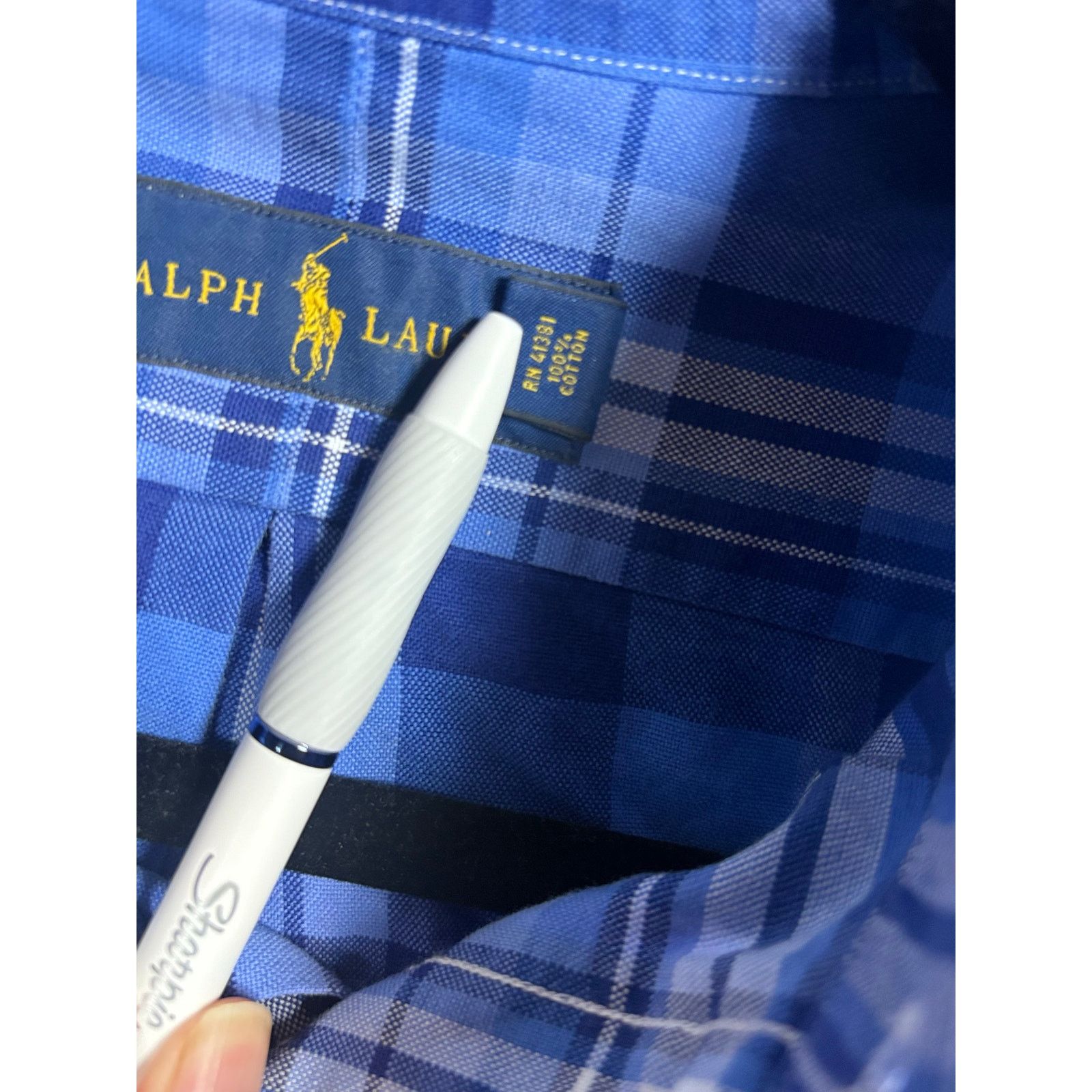 Ralph Lauren Ralph Lauren Shirt Men’s Large Classic Fit Pony Logo #0465 Size US L / EU 52-54 / 3 - 4 Thumbnail