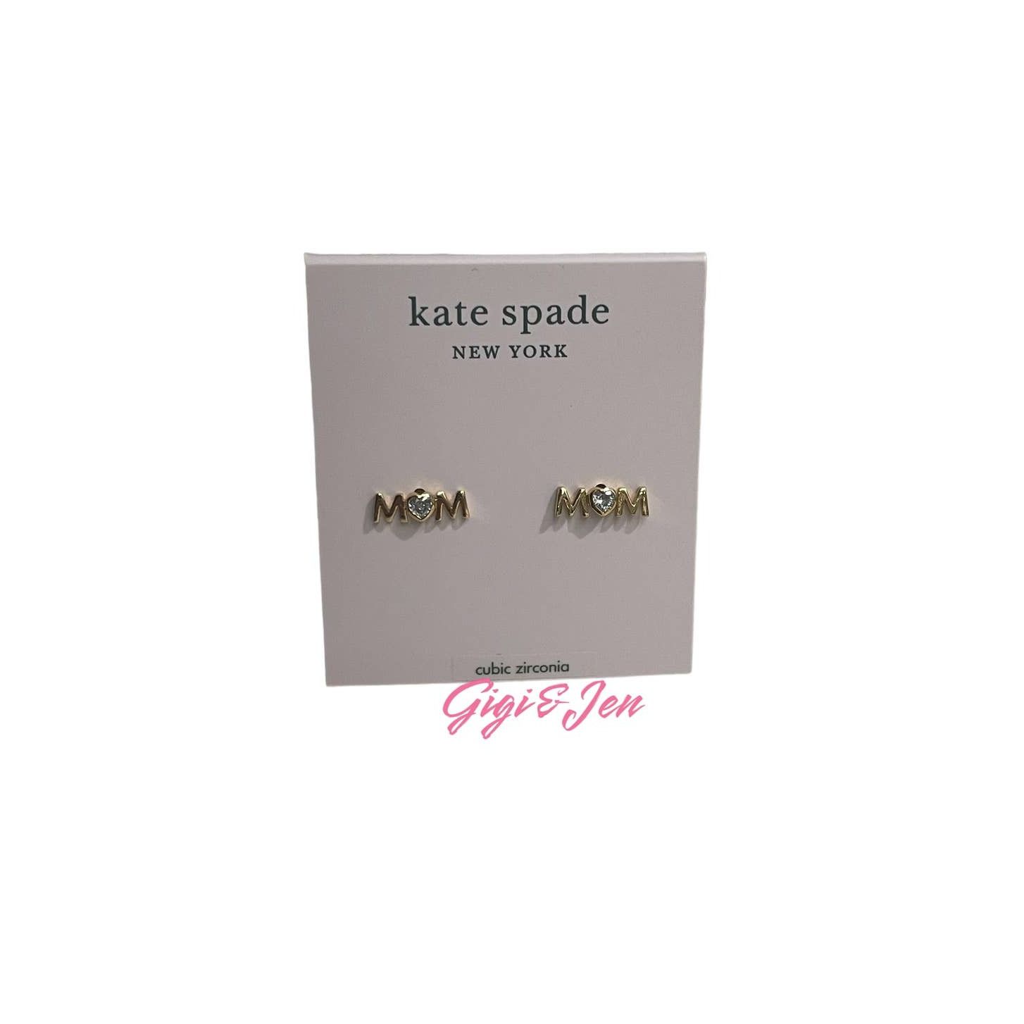 Kate Spade Kate Spade MOM earrings gold tone stud New Size ONE SIZE - 2 Thumbnail
