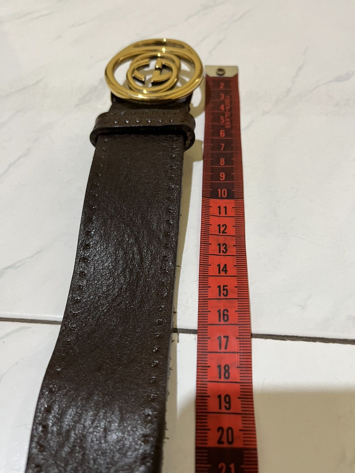 Gucci 🔥 Gucci Leather Belt Size ONE SIZE - 12 Thumbnail