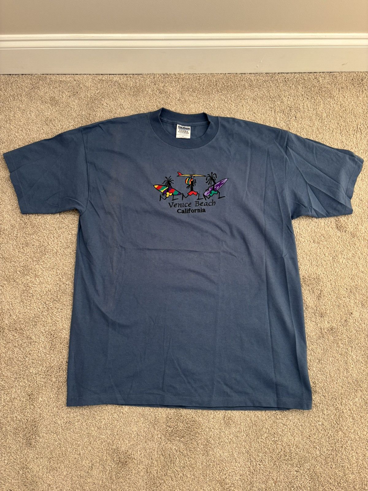 Gildan Vintage Venice Beach California T Shirt Size US XL / EU 56 / 4 - 1 Thumbnail