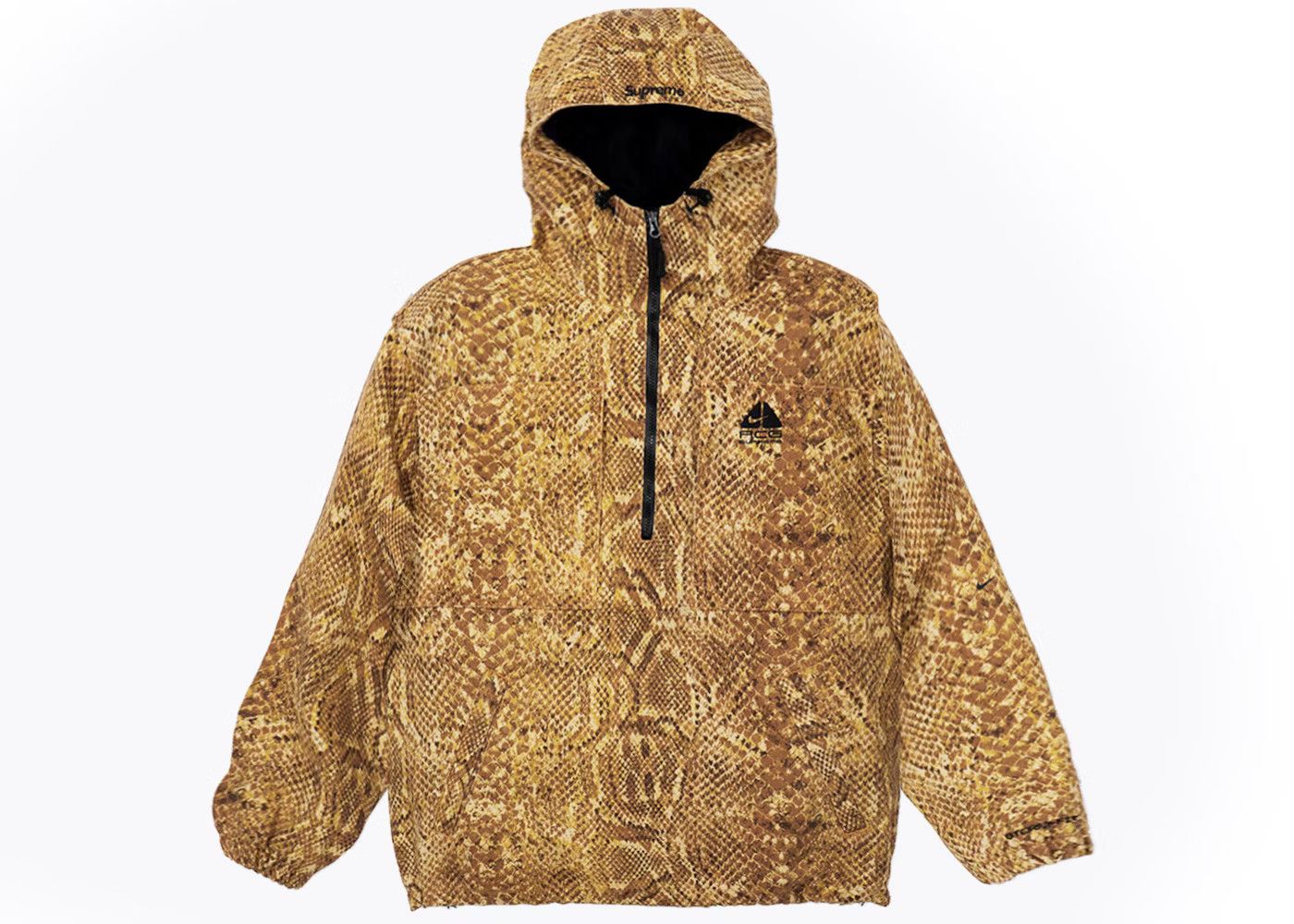 Supreme Nike ACG Denim Pullover Gold Snakeskin Size Large