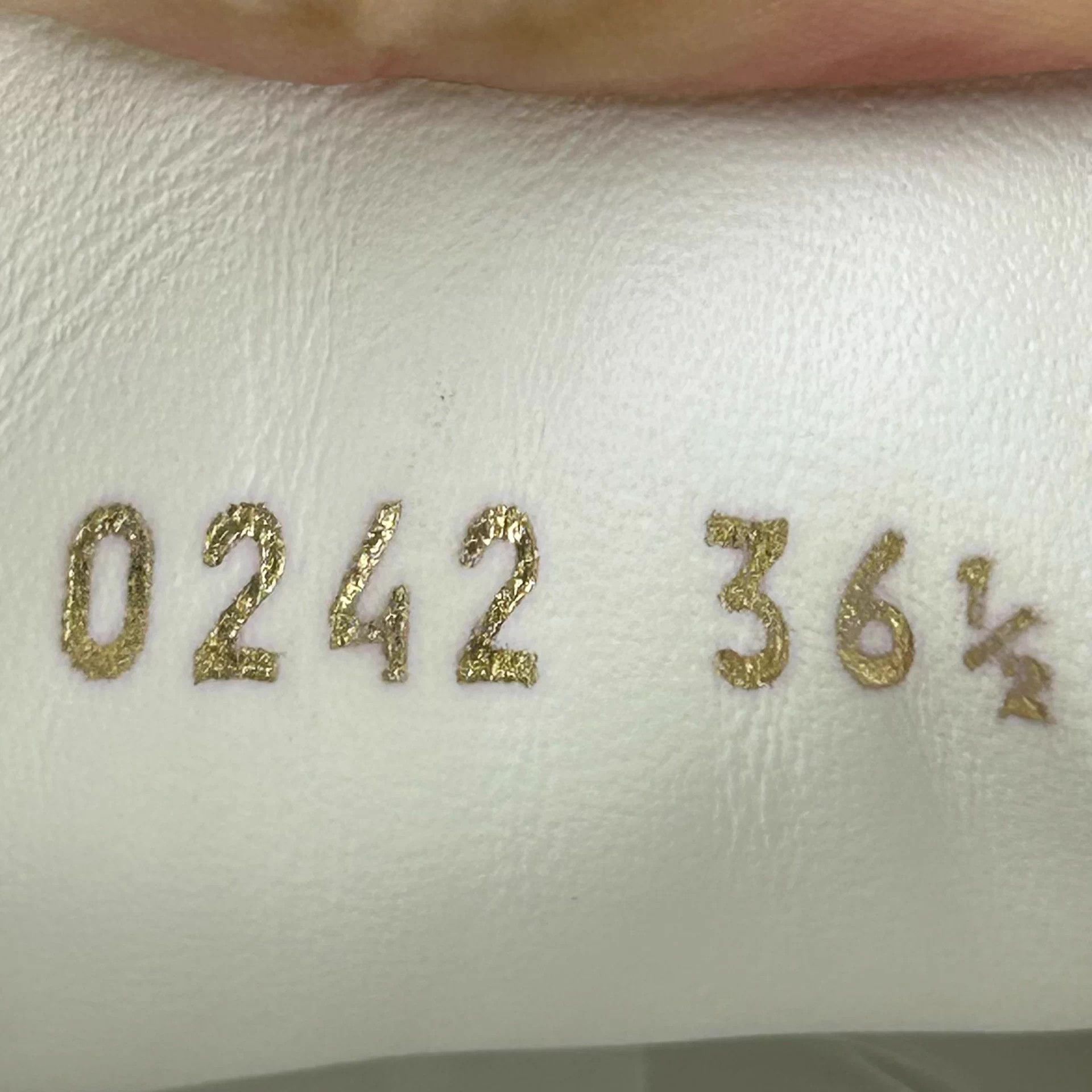 Louis Vuitton LV silver embossed Monogram sneakers 36.5 Size US 5.5 / IT 35.5 - 7 Thumbnail