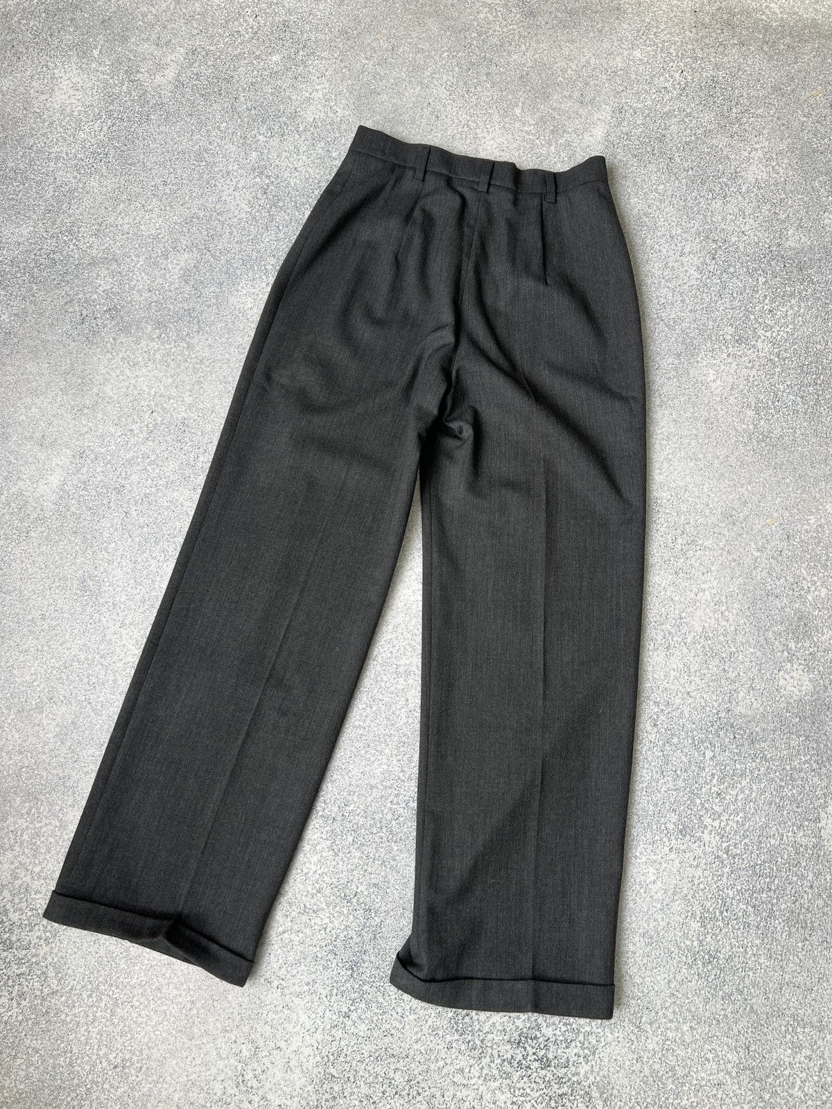 Designer × Max Mara × Vintage Vintage Max Mara Women’s Grey Pants Size 26" / US 2 / IT 38 - 10 Thumbnail