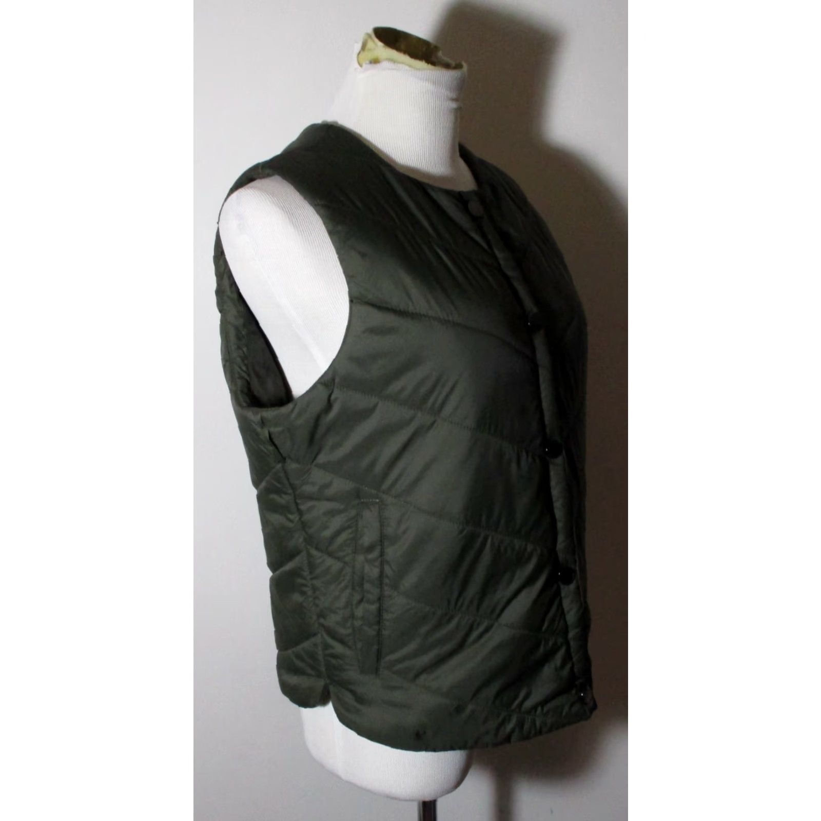 Sam Edelman Sam Edelman Vest Women's Size M Brown Insulated Snap Button Size M / US 6-8 / IT 42-44 - 3 Thumbnail