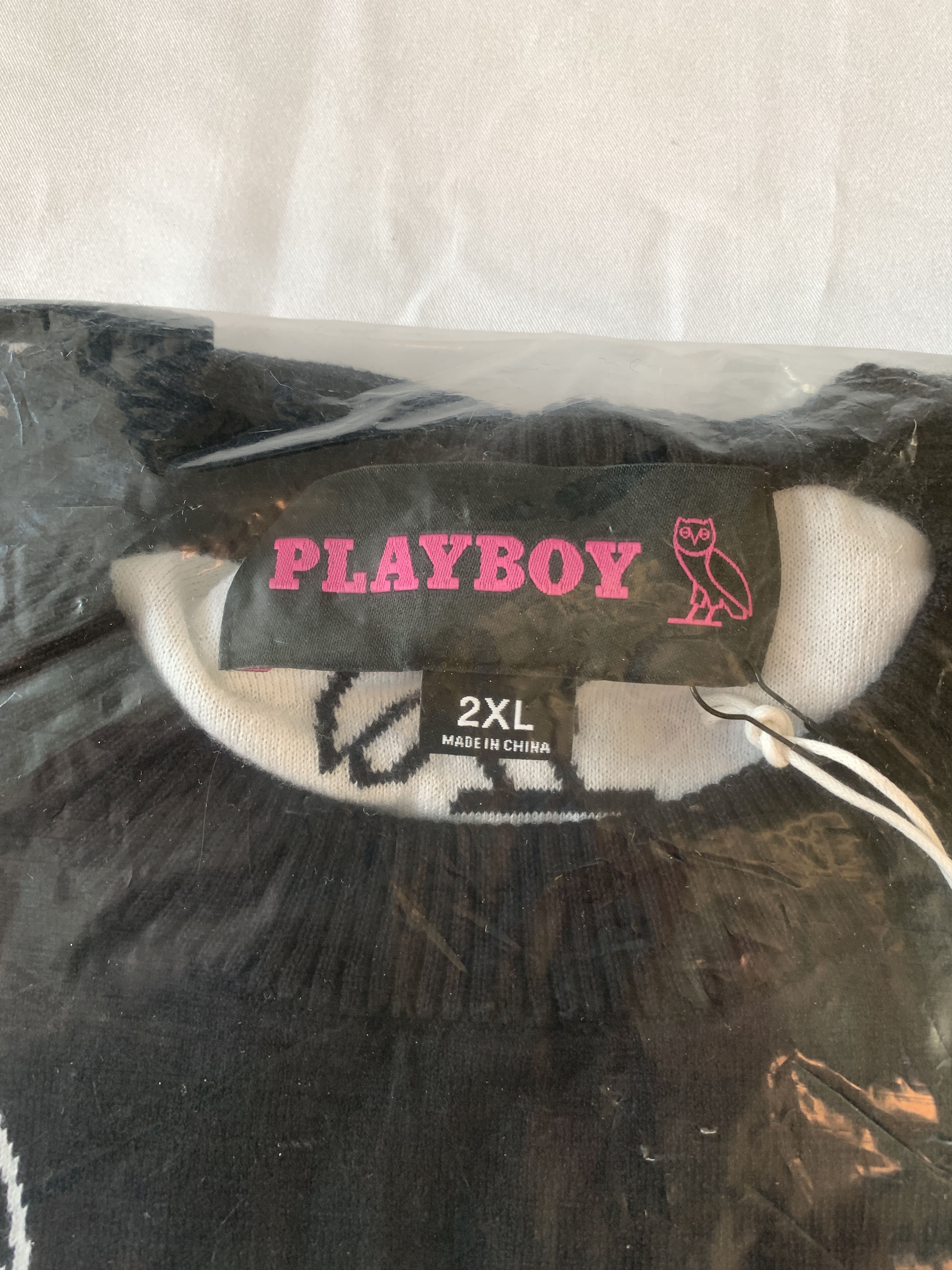October's Very Own × Playboy OVO X Playboy Intarsia Monogram Owl Sweater Size US XXL / EU 58 / 5 - 9 Thumbnail