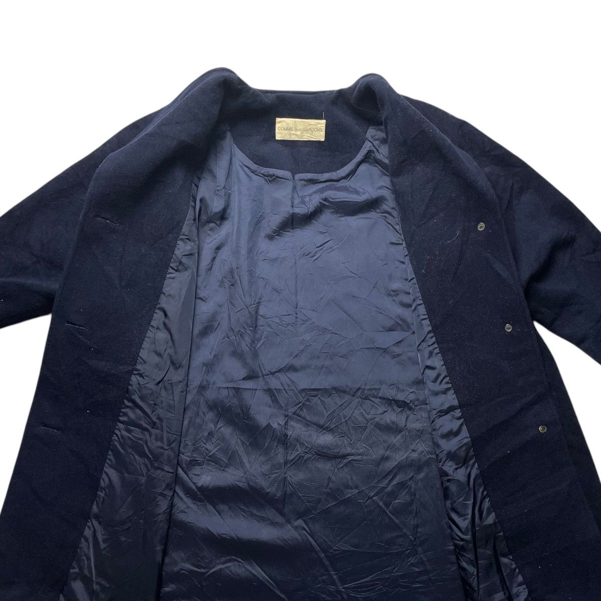 Comme des Garcons 💰BINDING OFFER 💰 VINTAGE COMME DES GARCONS WOOL OVERCOAT Size US XL / EU 56 / 4 - 13 Thumbnail