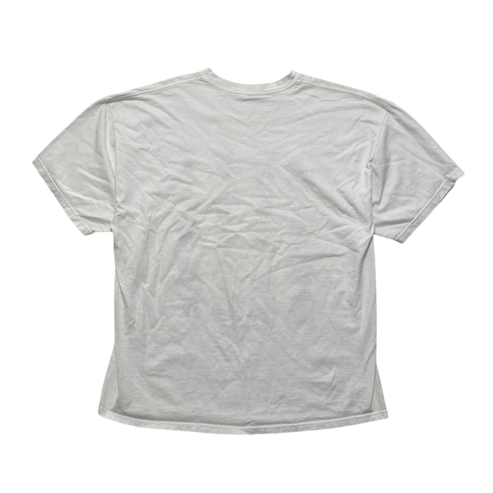 Hanes VTG Y2K 00s Donkey Ass Funny Humor White Graphic T-Shirt XL Size US XL / EU 56 / 4 - 4 Thumbnail