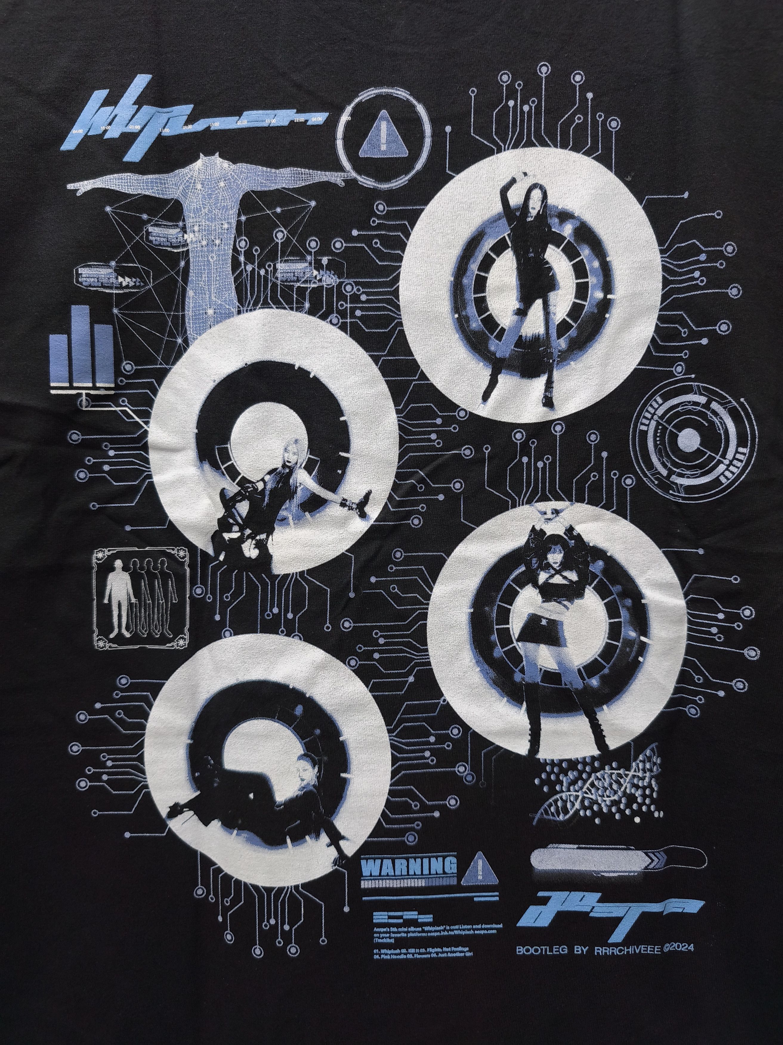 Rap Tees Aespa In The Shell Whiplash T-shirt Size US XL / EU 56 / 4 - 11 Thumbnail