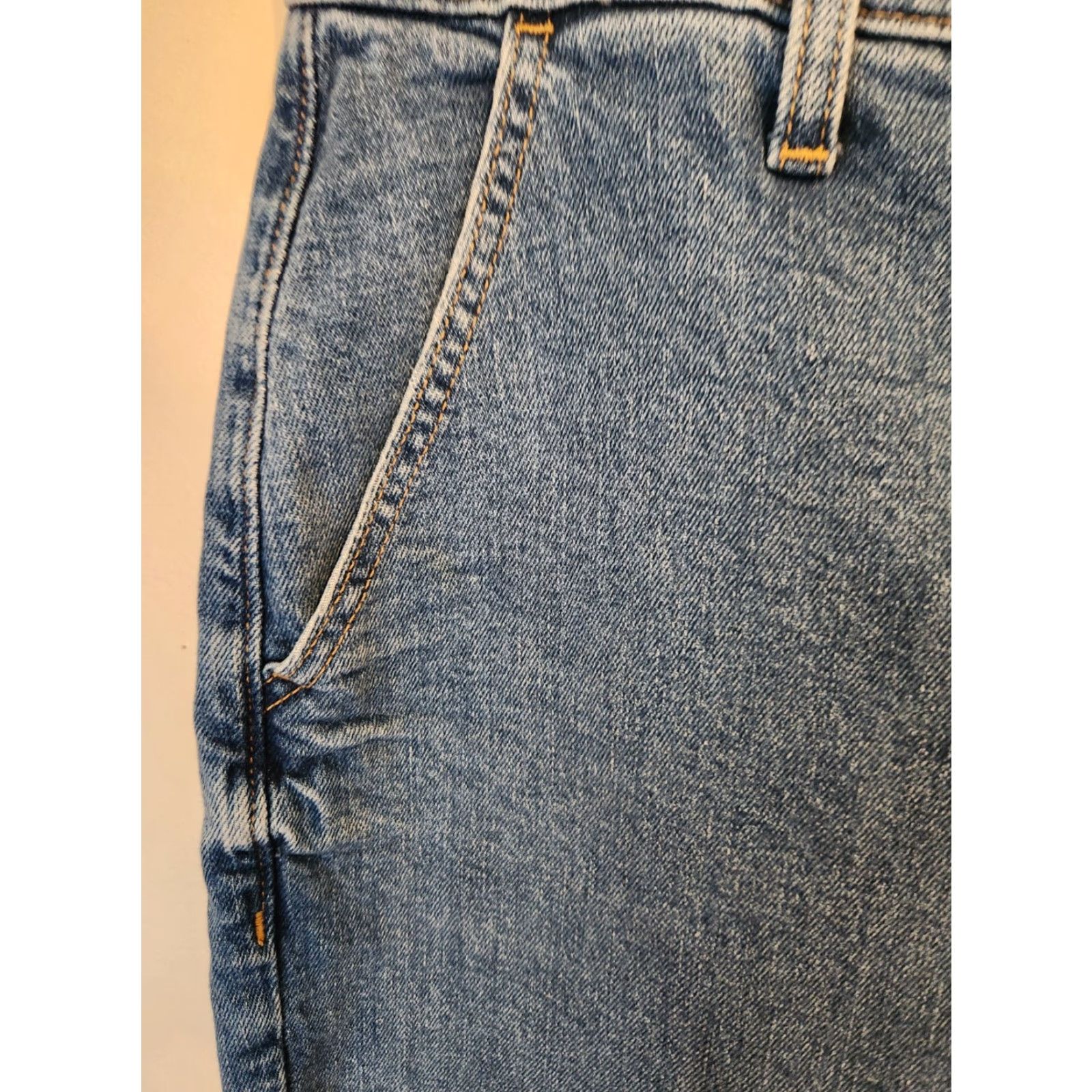 Old Navy Old Navy Sky Hi Straight Extra High Rise Secret Slim Jeans Womens Size 12 Petite Size 24" / US 00 / IT 34 - 3 Thumbnail