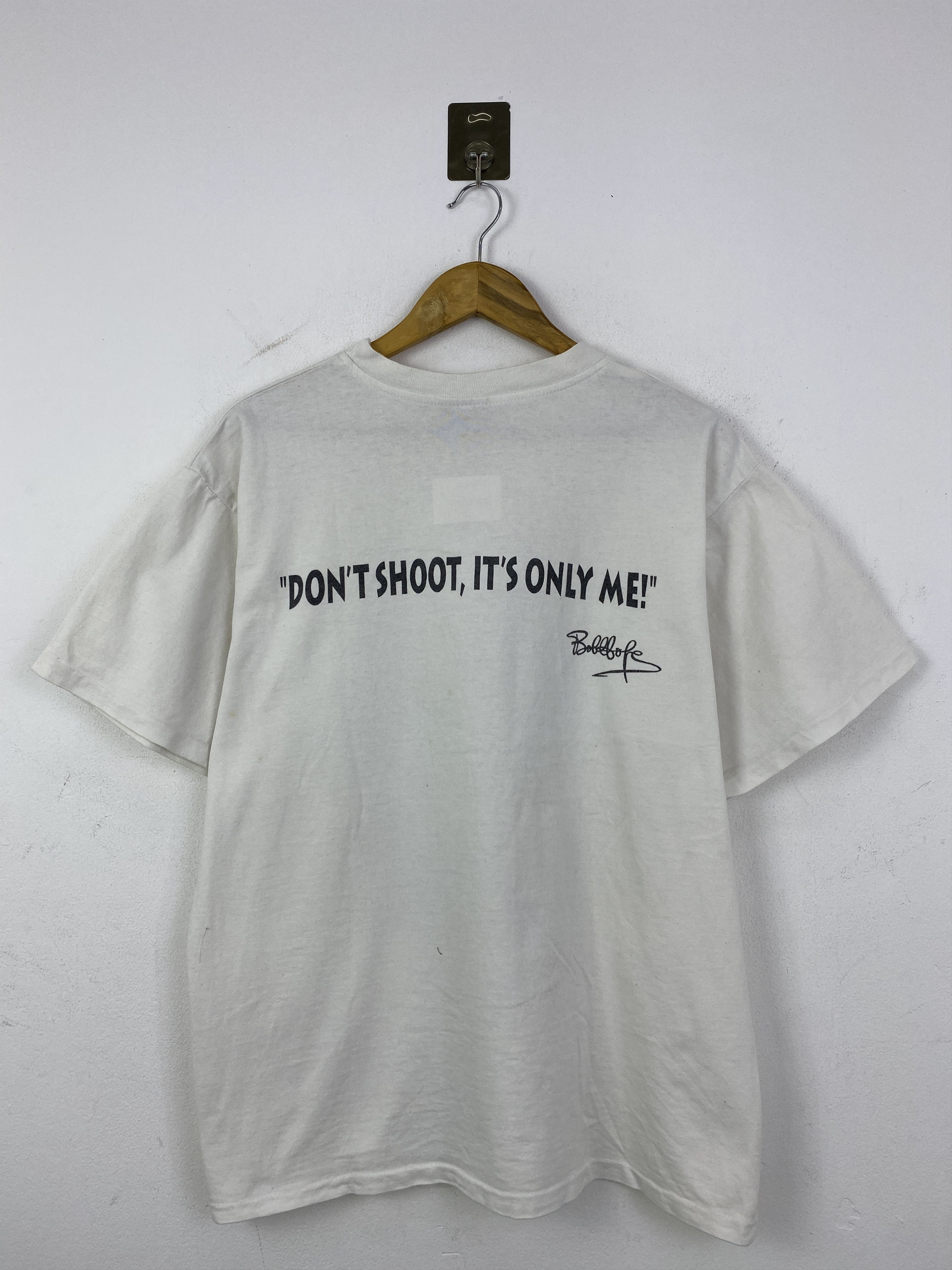 Vintage Vintage 90s Bob Hope Printed T-Shirt TA0715 Size US M / EU 48-50 / 2 - 3 Thumbnail