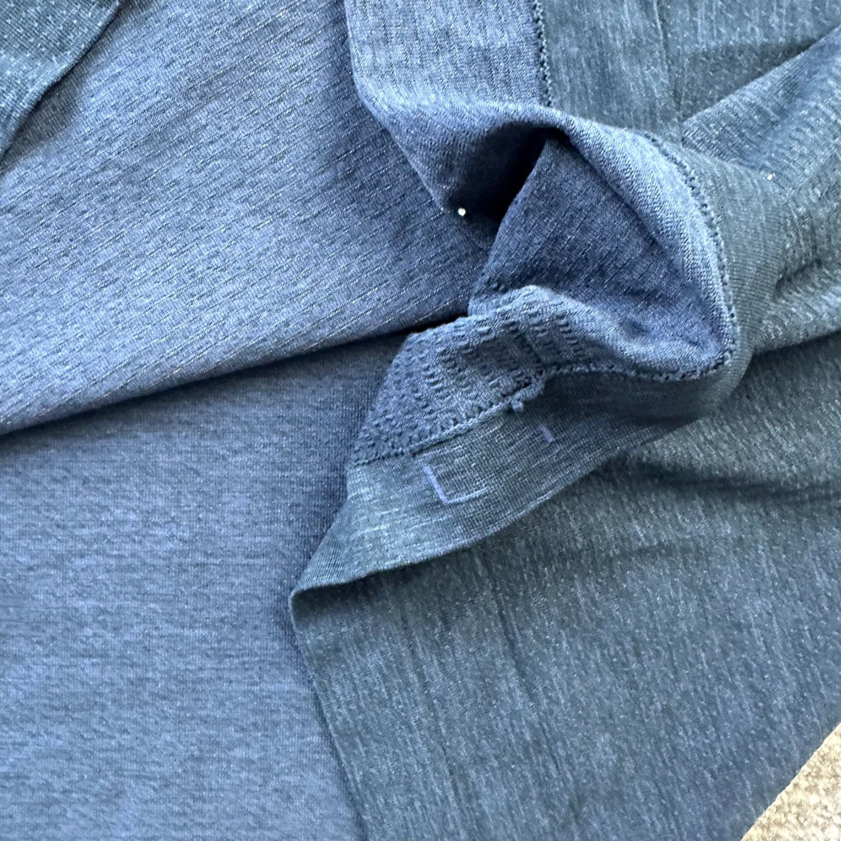 Lululemon Lululemon Polo Shirt Mens Large Blue Metal Vent Tech Performance Top Size US L / EU 52-54 / 3 - 6 Thumbnail