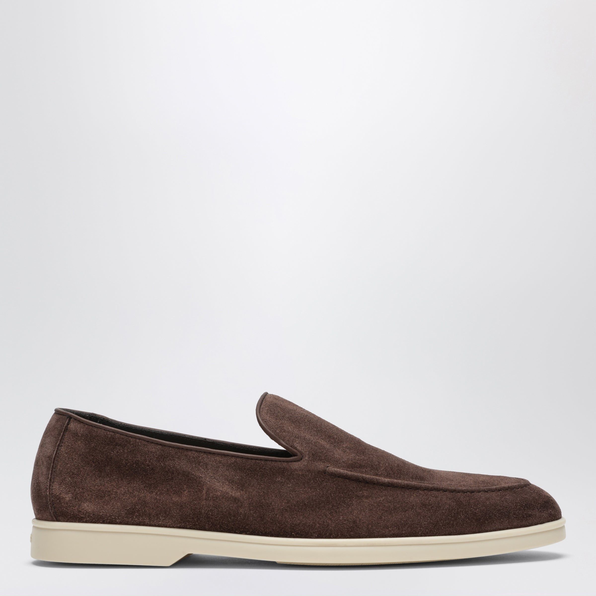 Doucal's Doucal's Brown Suede Loafers Size US 10.5 / EU 43-44 - 1 Thumbnail