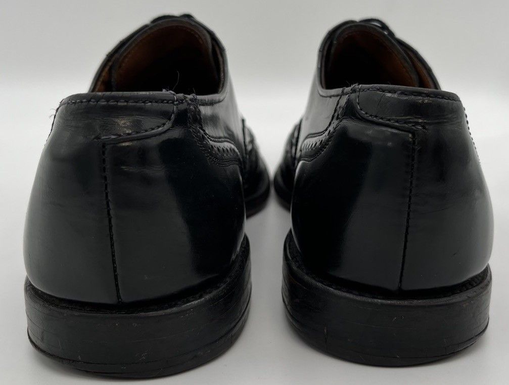Allen Edmonds Allen Edmonds LLOYD Black Leather Wingtip Brogue Oxford 10.5 Size US 10.5 / EU 43-44 - 4 Thumbnail