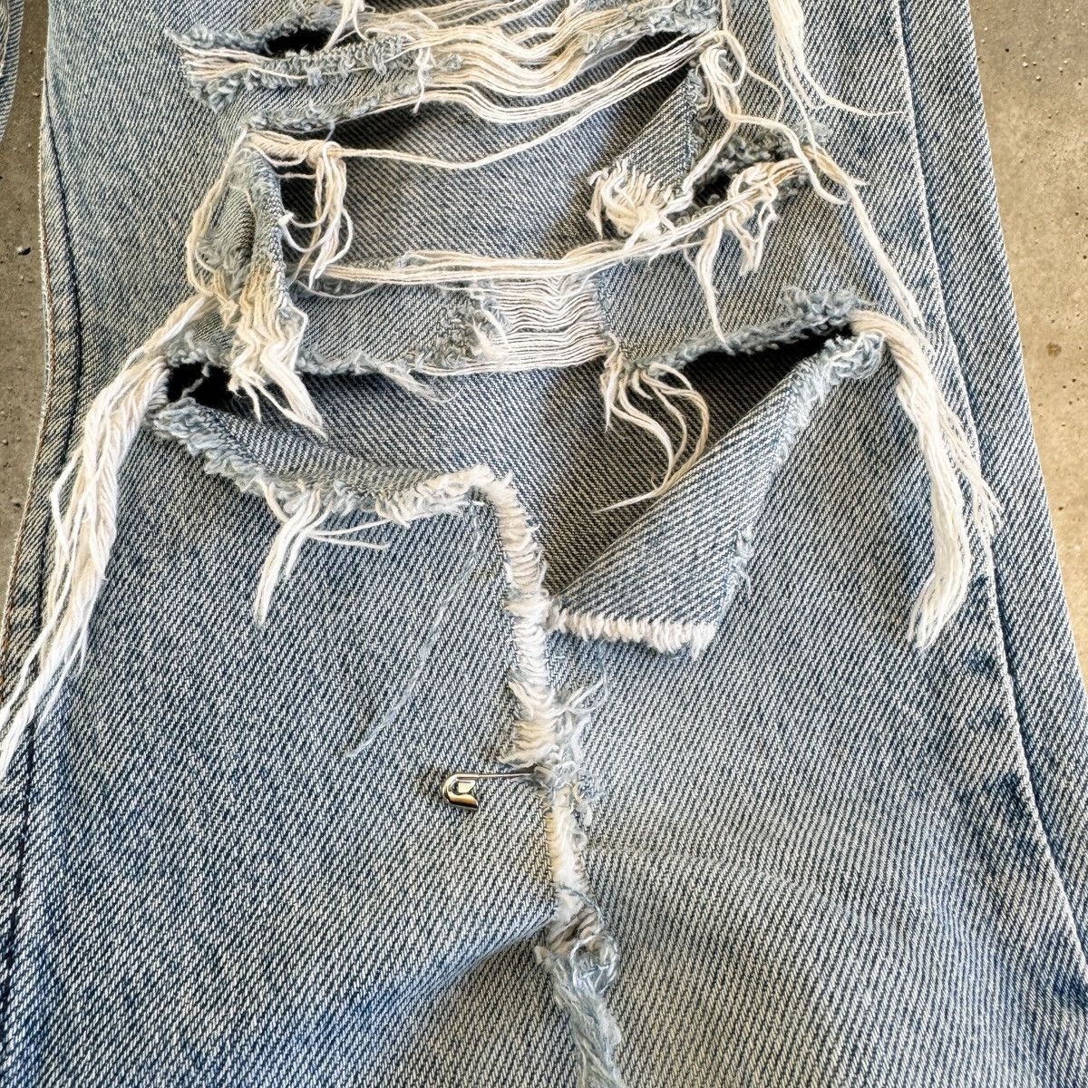 Levi's 80's THRASHED Orange Tab Denim Size US 30 / EU 46 - 7 Thumbnail