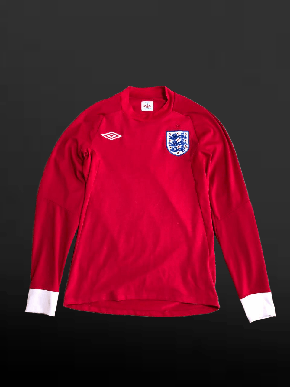 Umbro England Away football shirt jersey Umbro long sleeve Size US S / EU 44-46 / 1 - 1 Thumbnail