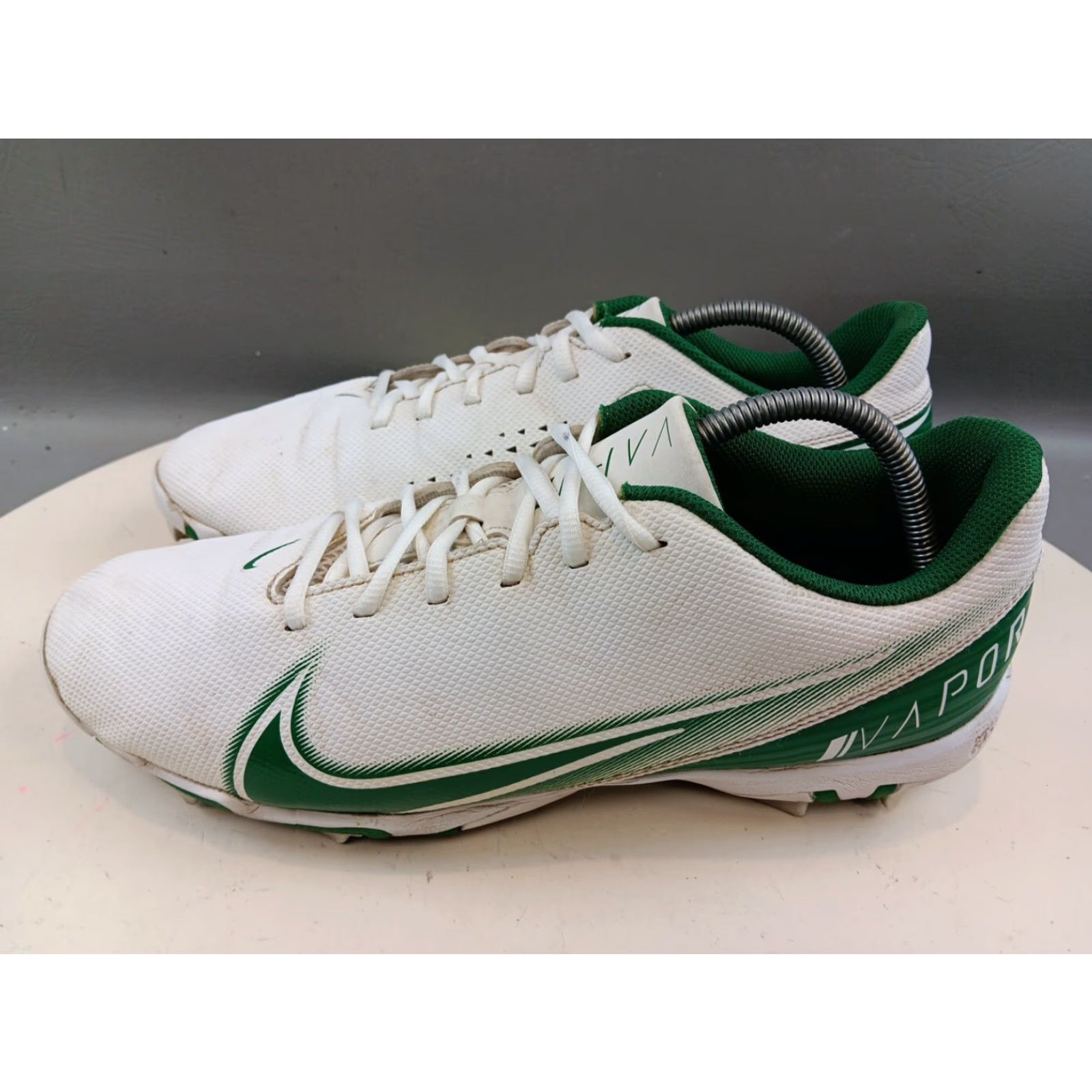 Nike Nike Men's Vapor Edge Shark Football Cleats Size 11.5 Green White CD0074 105 Size US 11 / EU 44 - 6 Thumbnail