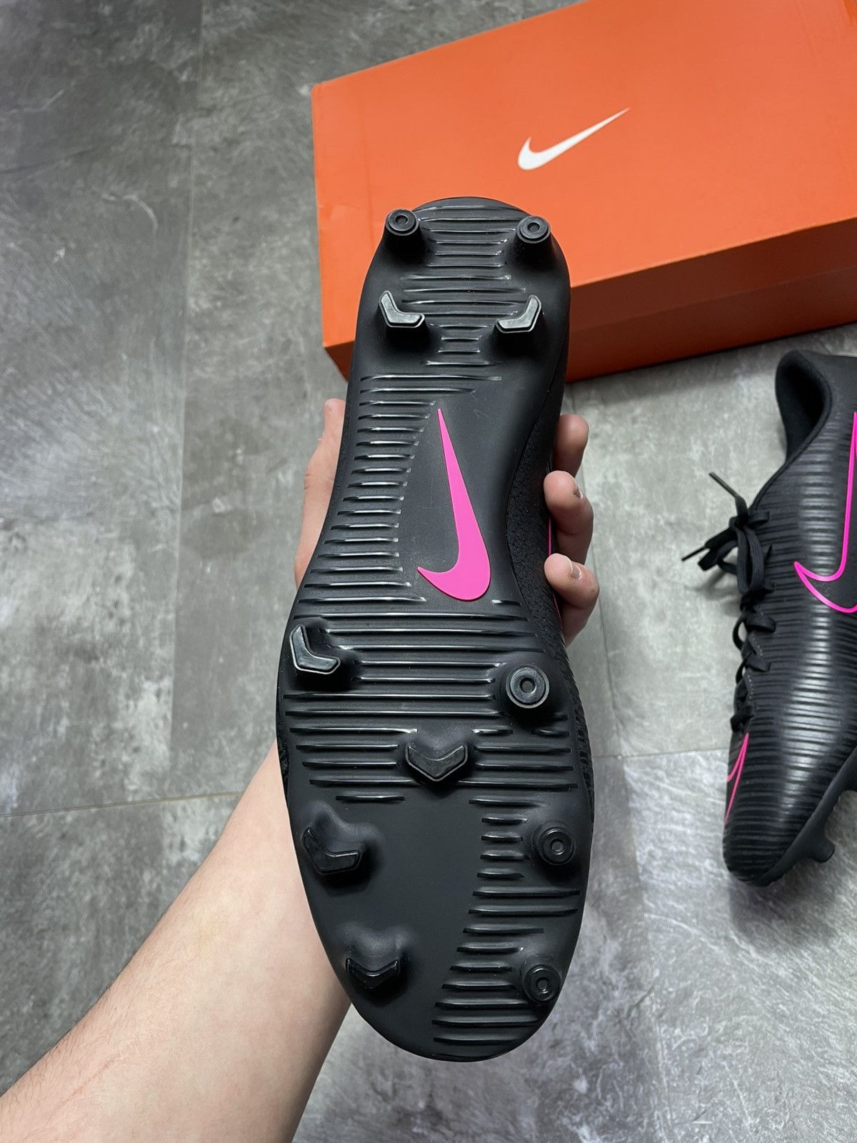 Nike New Nike Mercurial Vortex III FG Soccer Cleats Black Pink Size US 11 / EU 44 - 9 Thumbnail