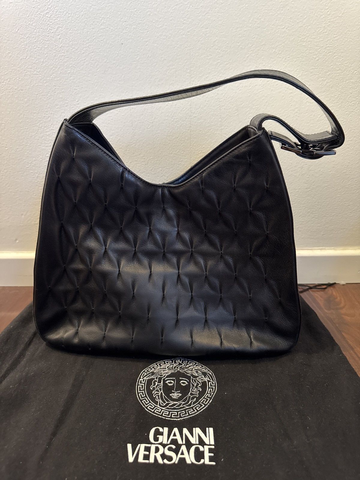 Versace Versace Black Purse Size ONE SIZE - 2 Thumbnail