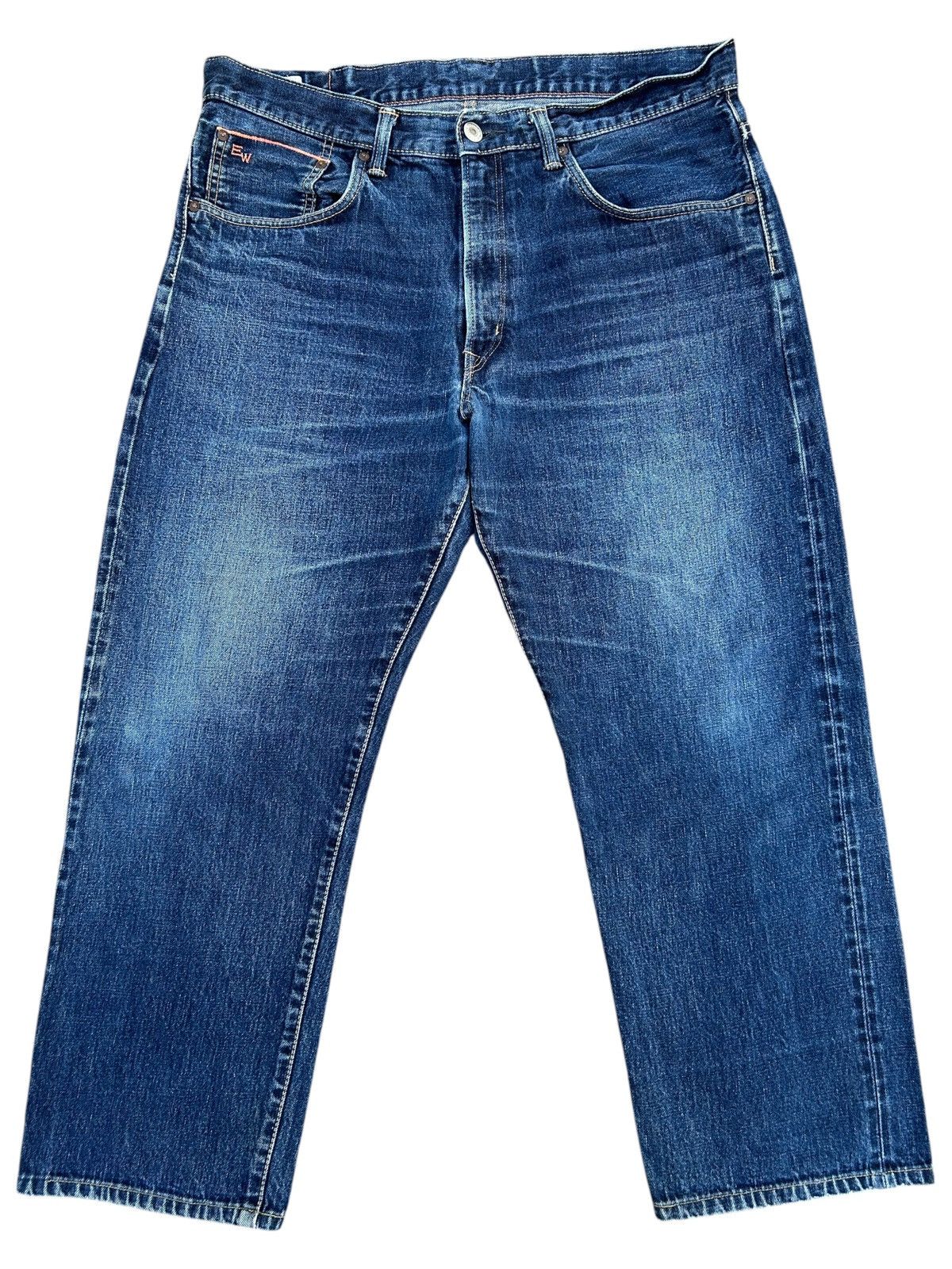 Kapital Vintage Edwin 505Z Selvedge Distressed Denim Jeans Size US 38 / EU 54 - 1 Thumbnail