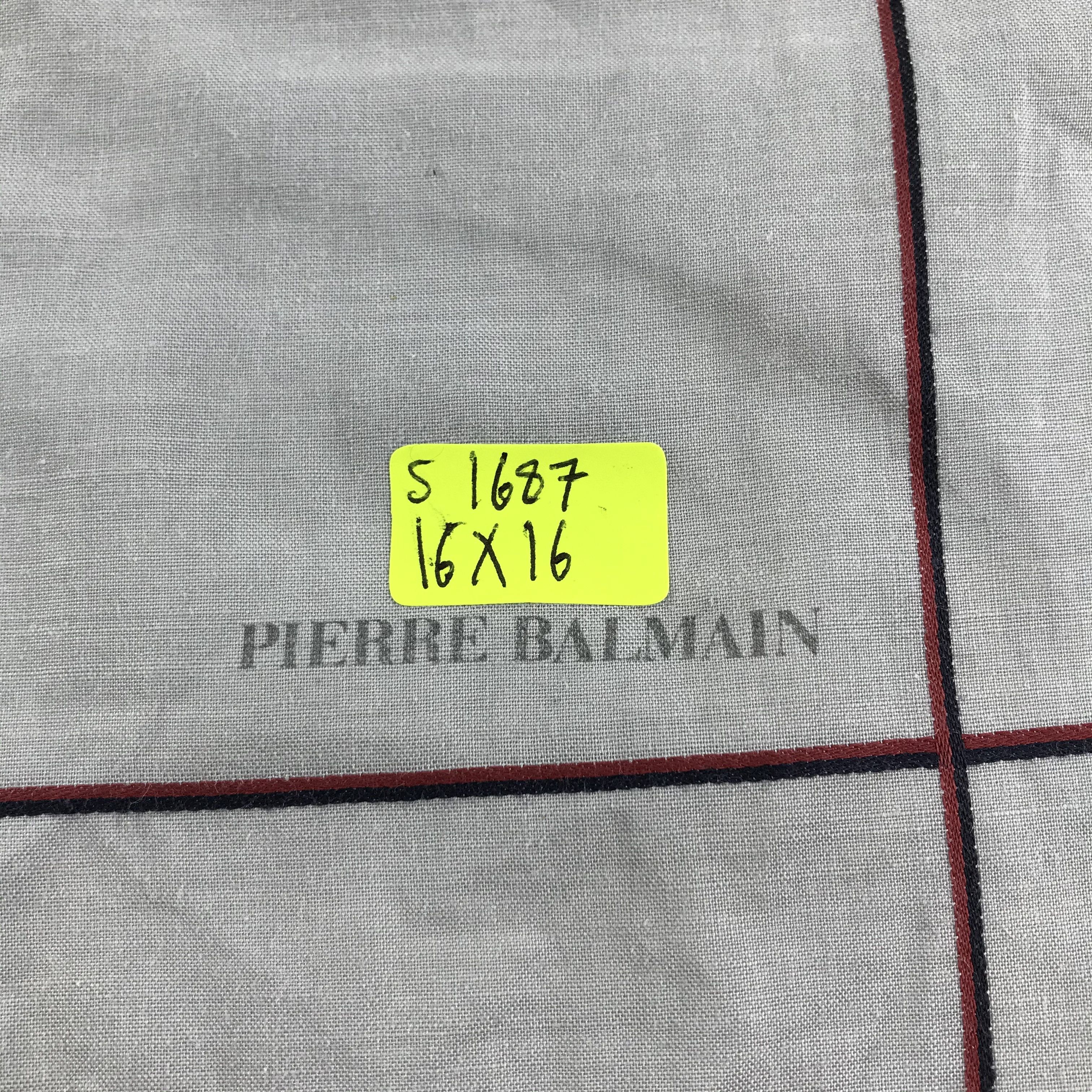 Pierre Balmain × Vintage Pierre Balmain Bandana / Handkerchief / Neckerchief - S1687 Size ONE SIZE - 5 Thumbnail