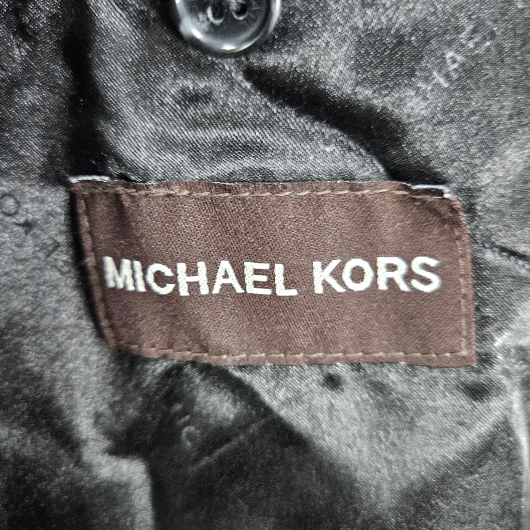 Michael Kors Michael Kors Coat Wool Gray Buttoned Notch Lapel Inner Pockets Over Coat 40R Mens Classic Solid Mid-Length Coat Size US XXS / EU 40 - 3 Thumbnail