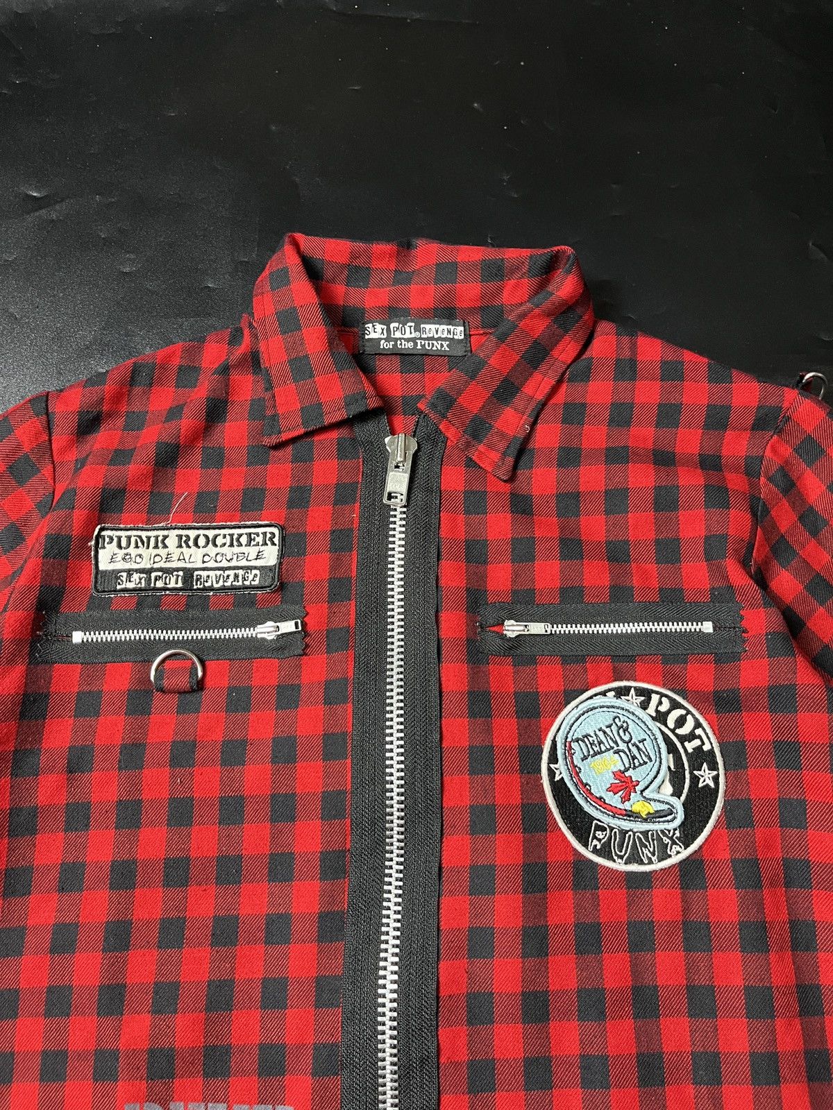Japanese Brand Sex pot Punk Fuck You gimmick Zipper Japanese style Size US L / EU 52-54 / 3 - 5 Thumbnail