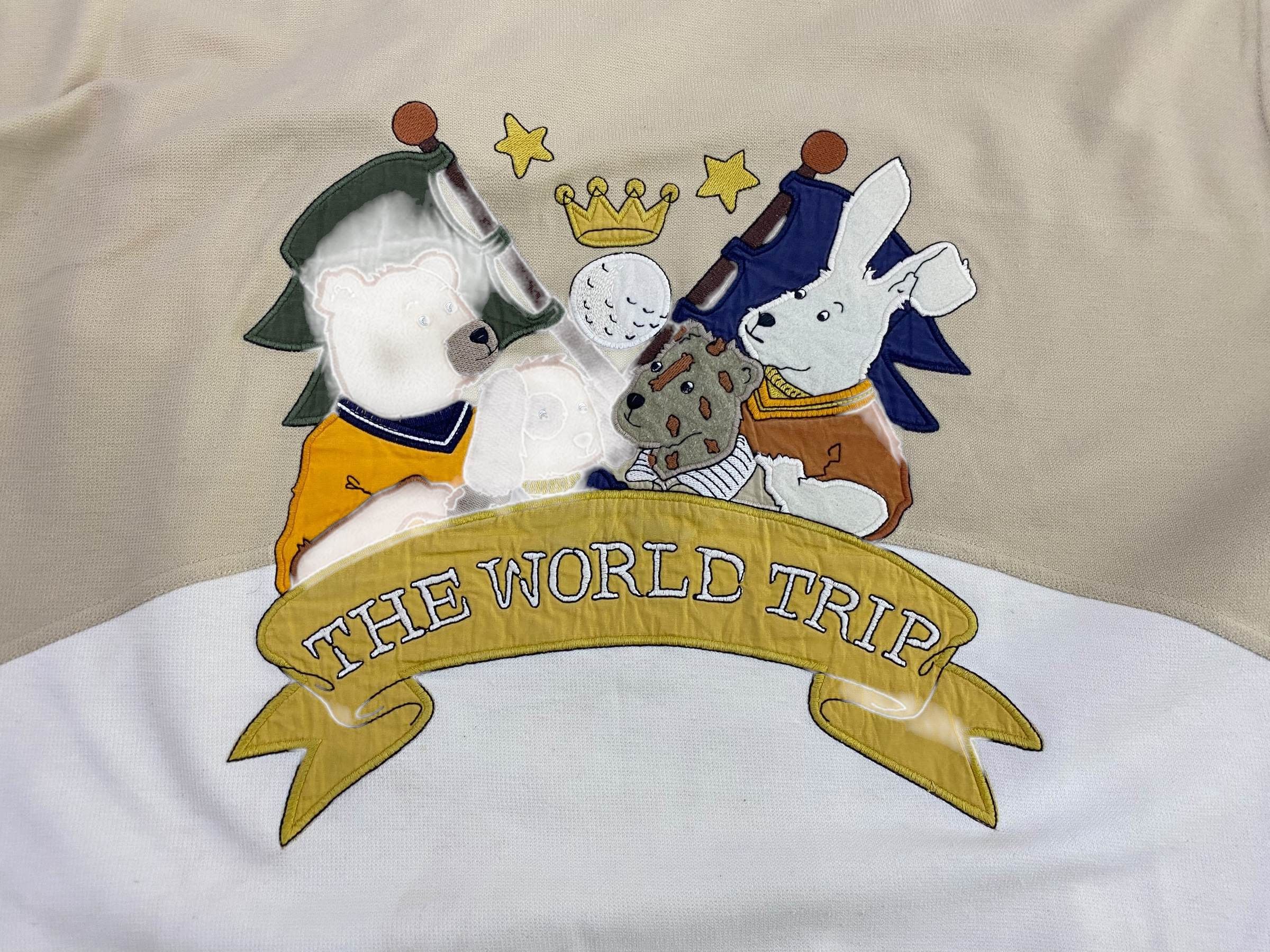 Jean Charles De Castelbajac Castelbajac Sweatshirt Embroided Spellout Pullover Size US S / EU 44-46 / 1 - 8 Thumbnail