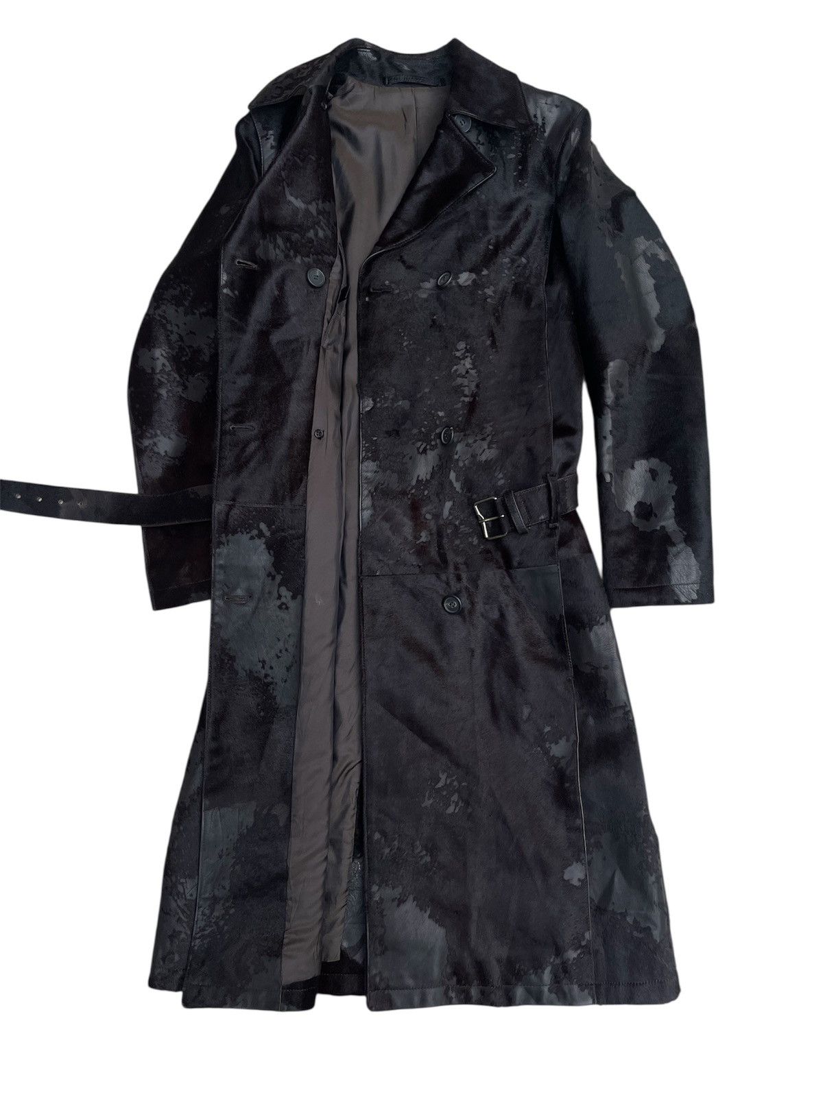 Neil Barrett Neil Barrett Double-Breasted Leather Coat Made in Italy Size XXS / US 00 / IT 34 - 3 Thumbnail