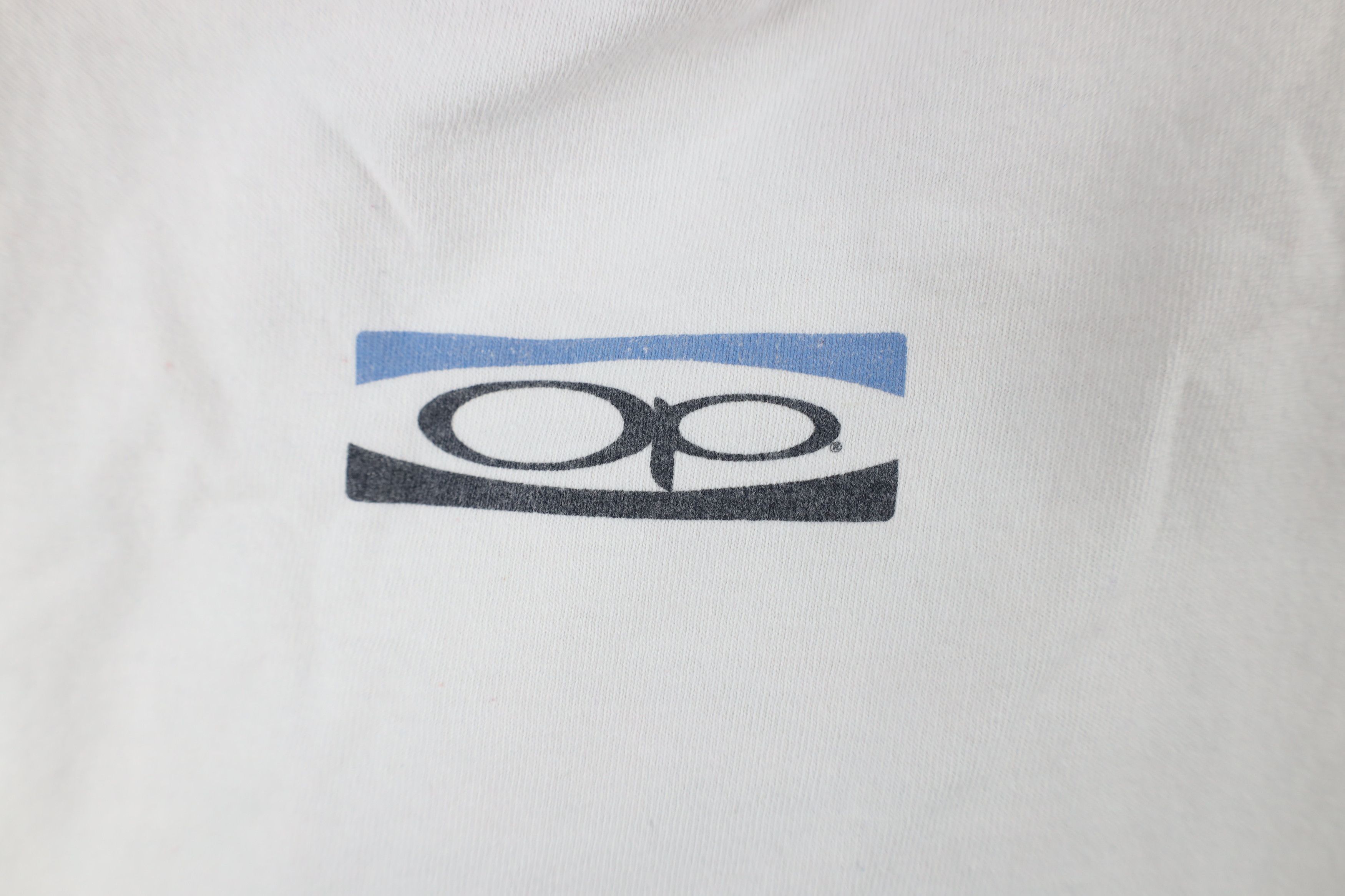 Ocean Pacific × Vintage Vintage 90s Ocean Pacific OP Center Logo Surfing T-Shirt Size US L / EU 52-54 / 3 - 4 Thumbnail
