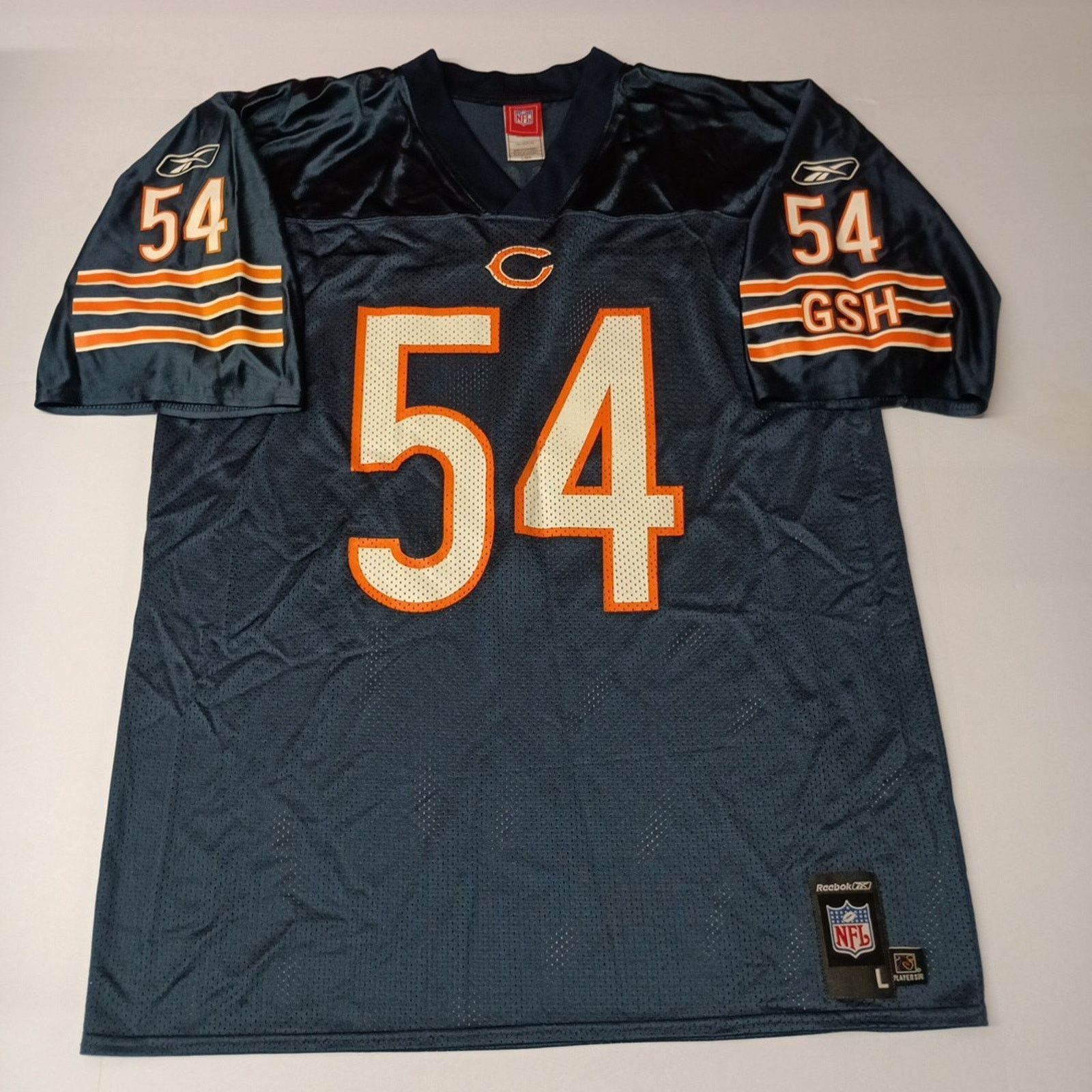 Reebok Chicago Bears Urlacher Jersey #54 Men Size L Blue NFL Reebok Size US L / EU 52-54 / 3 - 1 Thumbnail