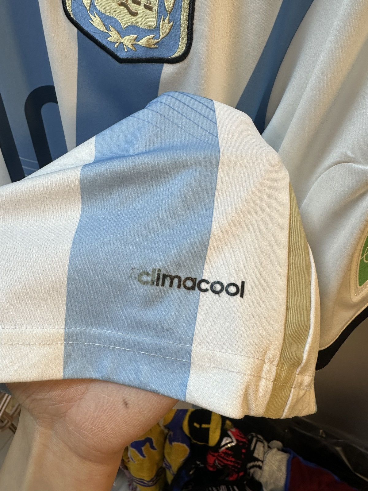 Adidas 2014 Argentina Home Kit MESSI 10 Size US L / EU 52-54 / 3 - 16 Thumbnail
