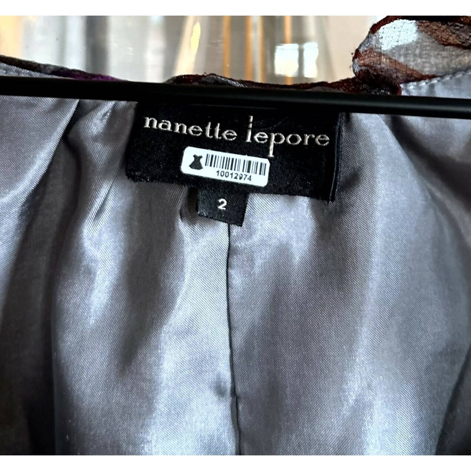 Nanette Lepore Nanette Lepore Ruffle Printed Silk Blouse - Abstract Size XS / US 0-2 / IT 36-38 - 7 Thumbnail