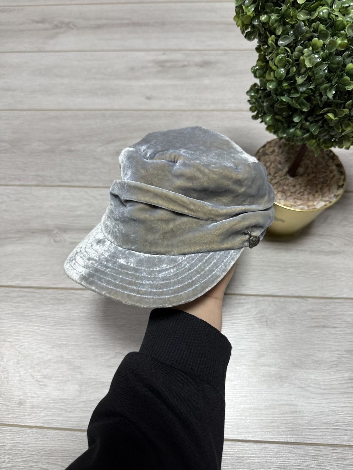 Diesel Diesel shinny hat cap velour military cadet Size ONE SIZE - 1 Thumbnail