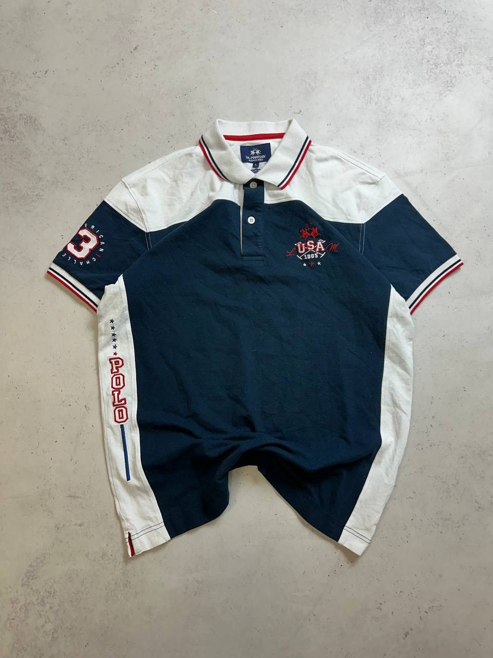 Other Vintage La Martina USA Polo Shirt Rare L Size US L / EU 52-54 / 3 - 1 Thumbnail