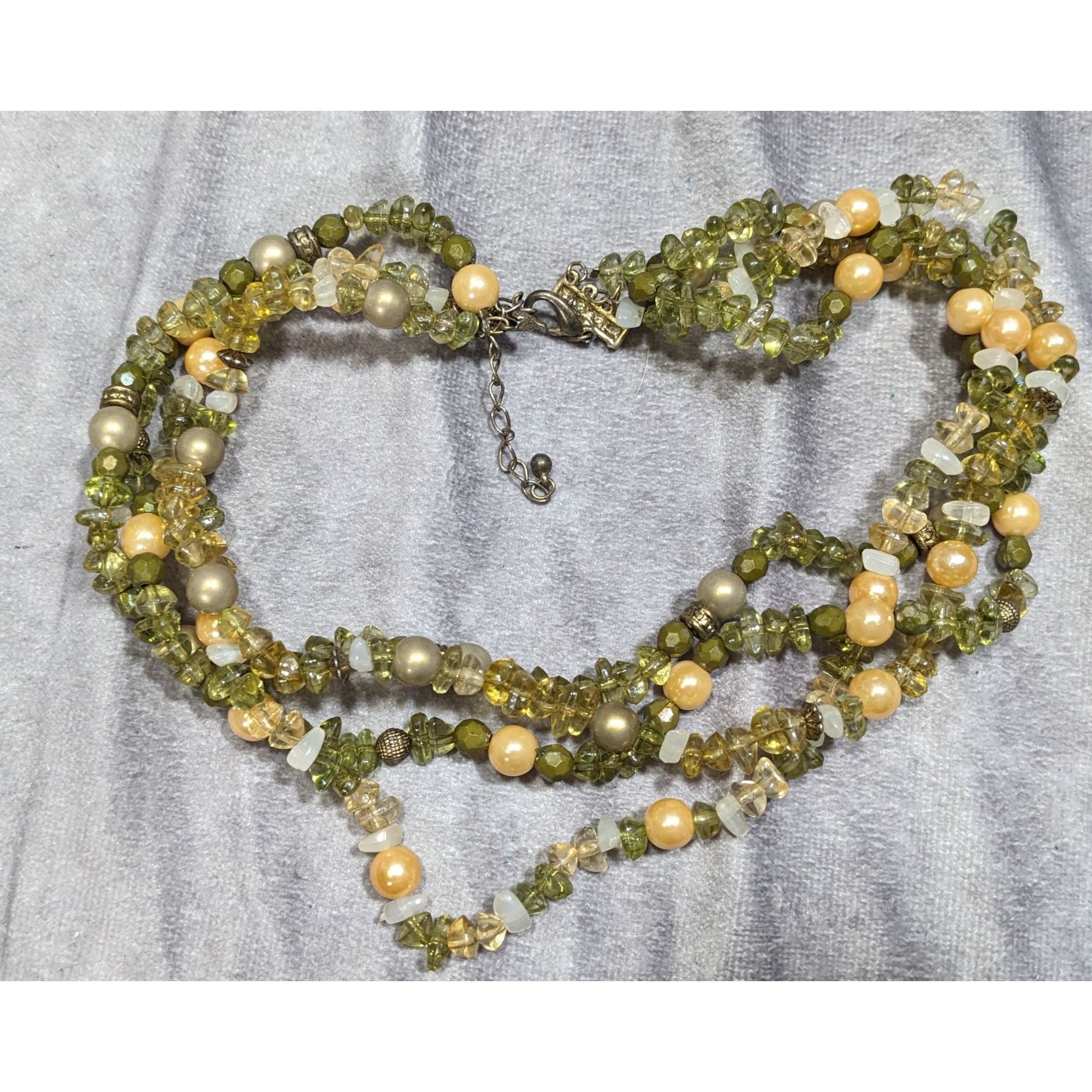 Other Cottagecore Retro Layered Faux Gemstone Chip Necklace Size ONE SIZE - 6 Thumbnail