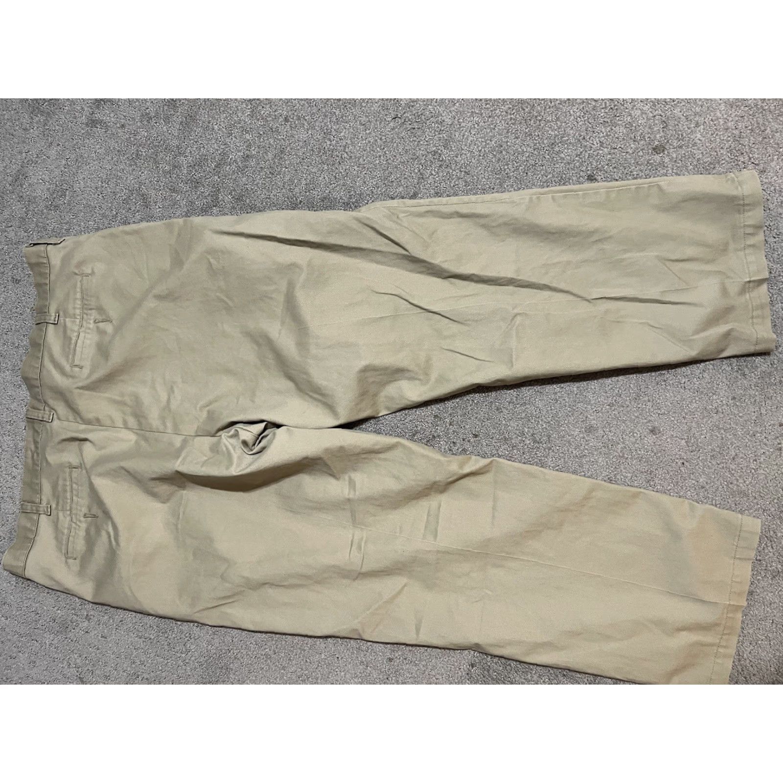 Lee Lee Pants Men 40x30 Beige Total Freedom Relaxed Fit Straight Leg Stretch Pants Size US 40 / EU 56 - 3 Thumbnail