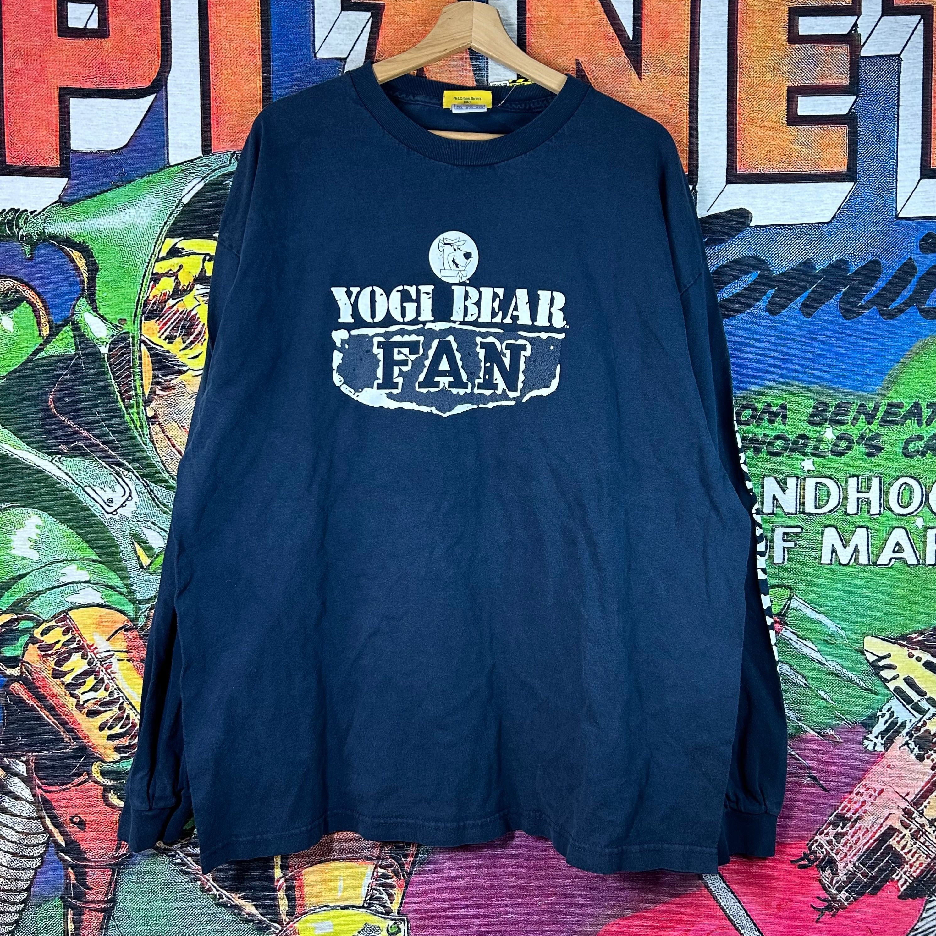 Vintage Y2K Yogi Bear Fan Long Sleeve Tee Size 2XL Size US XXL / EU 58 / 5 - 1 Thumbnail