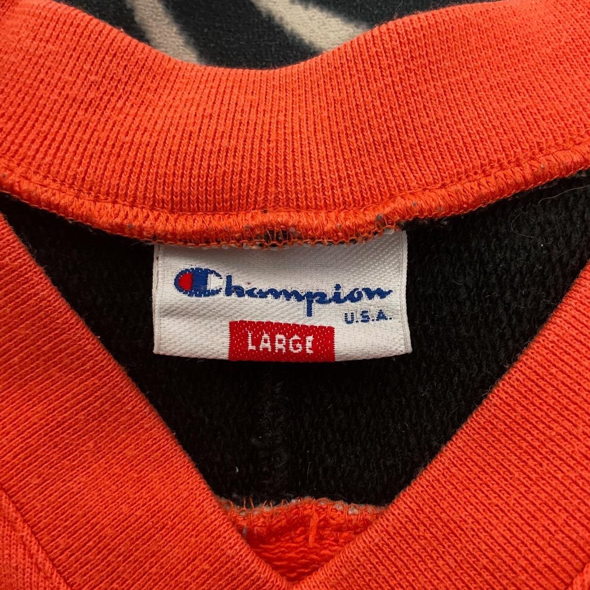 Champion Vintage Champion Big logo spellout made jn usa Sweatshirt Size US L / EU 52-54 / 3 - 3 Thumbnail