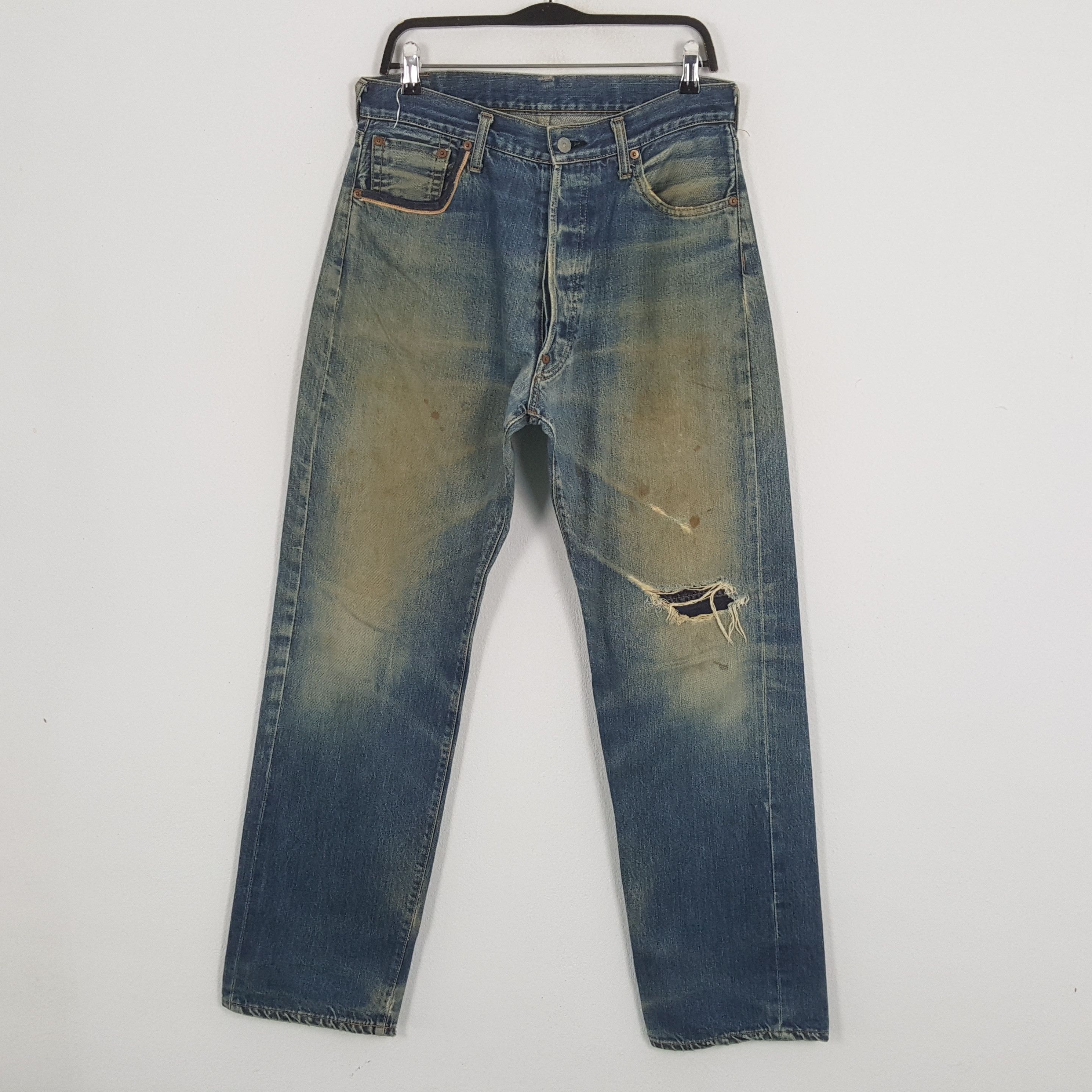 Evisu × Japanese Brand × Vintage EVIS Japanese Brand Streetwear Custom Daicock Vintage Jeans Size US 31 - 4 Thumbnail